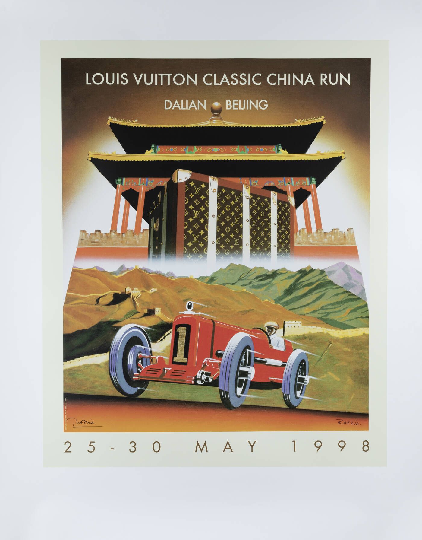 RAZZIA (Gerard Courbouleix Dénériaz) - 'Louis Vuitton Classic China Run' anni 2000<br>(Dalian-Beijing 25-30 may 1998)