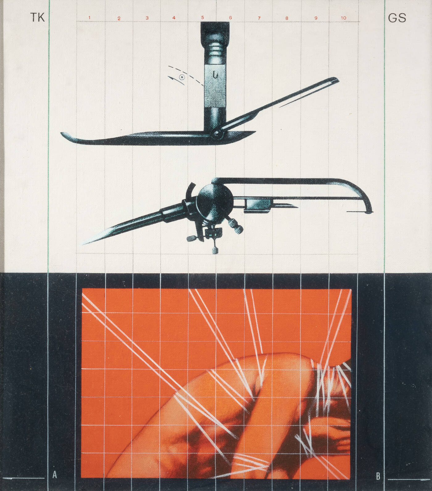 SERGIO SARRI - 'Studio con particolari' 1971