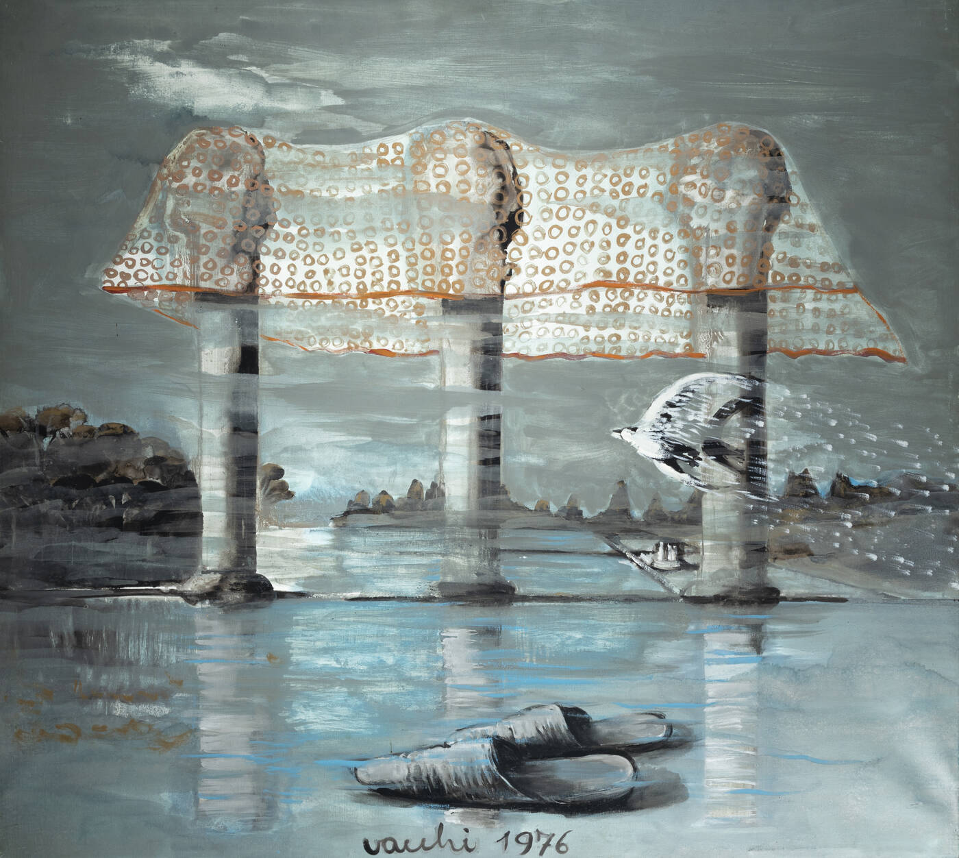 SERGIO VACCHI - 'La piscina della serenità' 1976