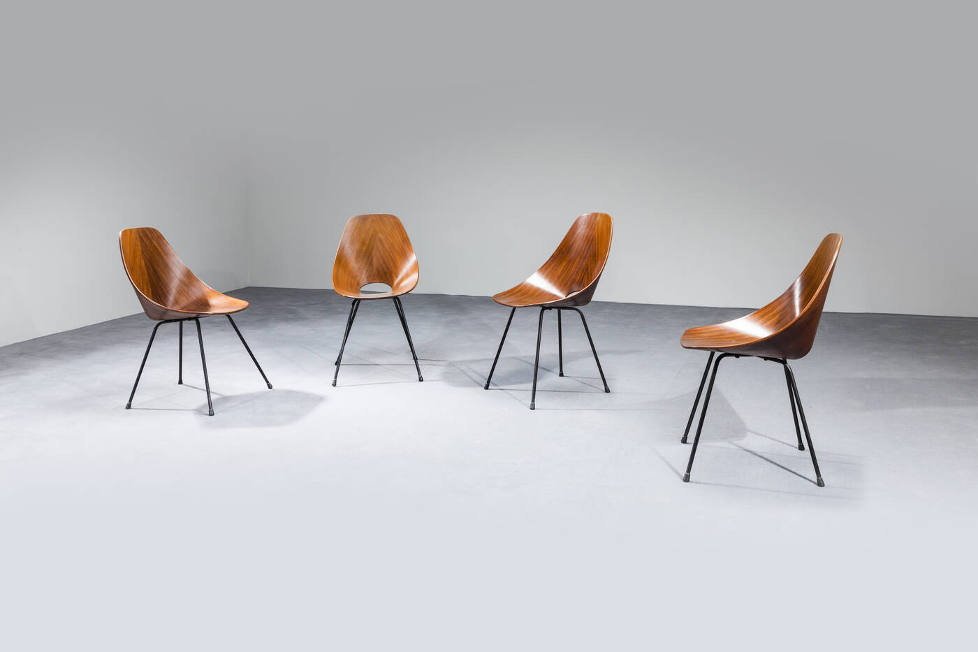 VITTORIO NOBILI - Quattro sedie mod. Medea