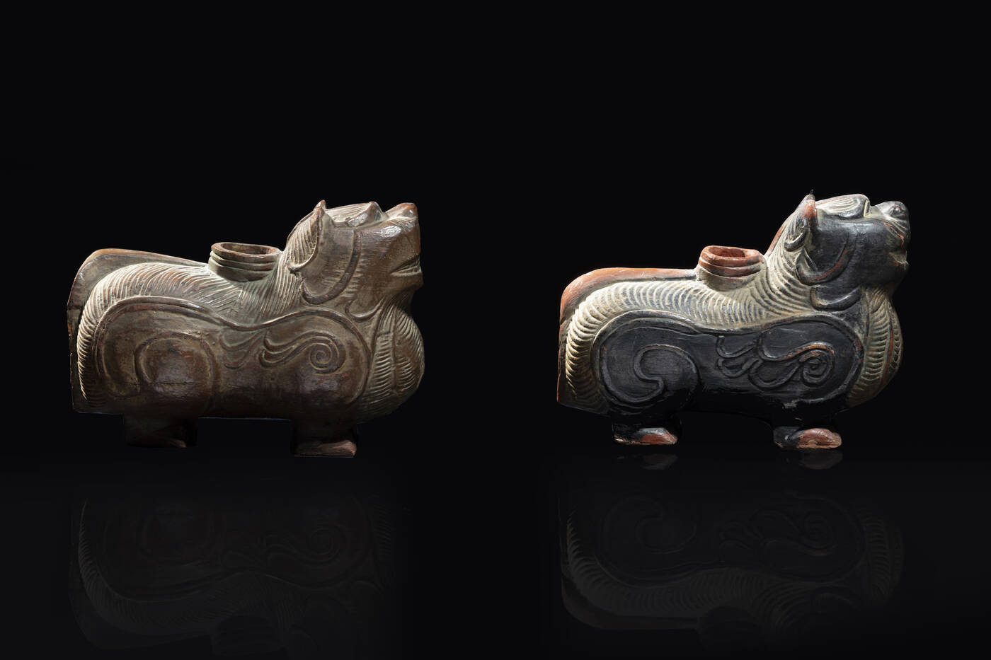 COPPIA DI LEONI BIXIE 