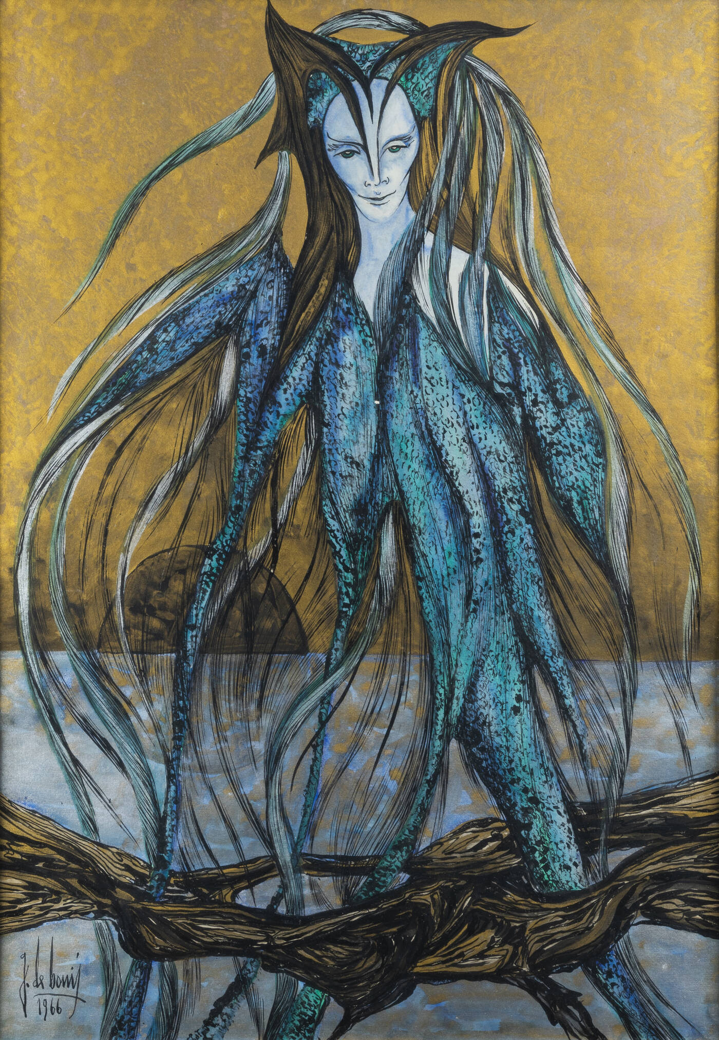 GUIDO DE BONIS - 'Apparizione marina' 1966