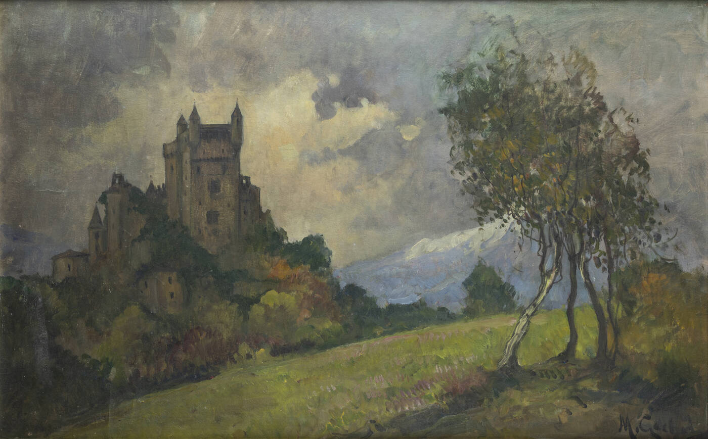 MARIO GACHET - 'Castello di Saint- Pierre in collina'