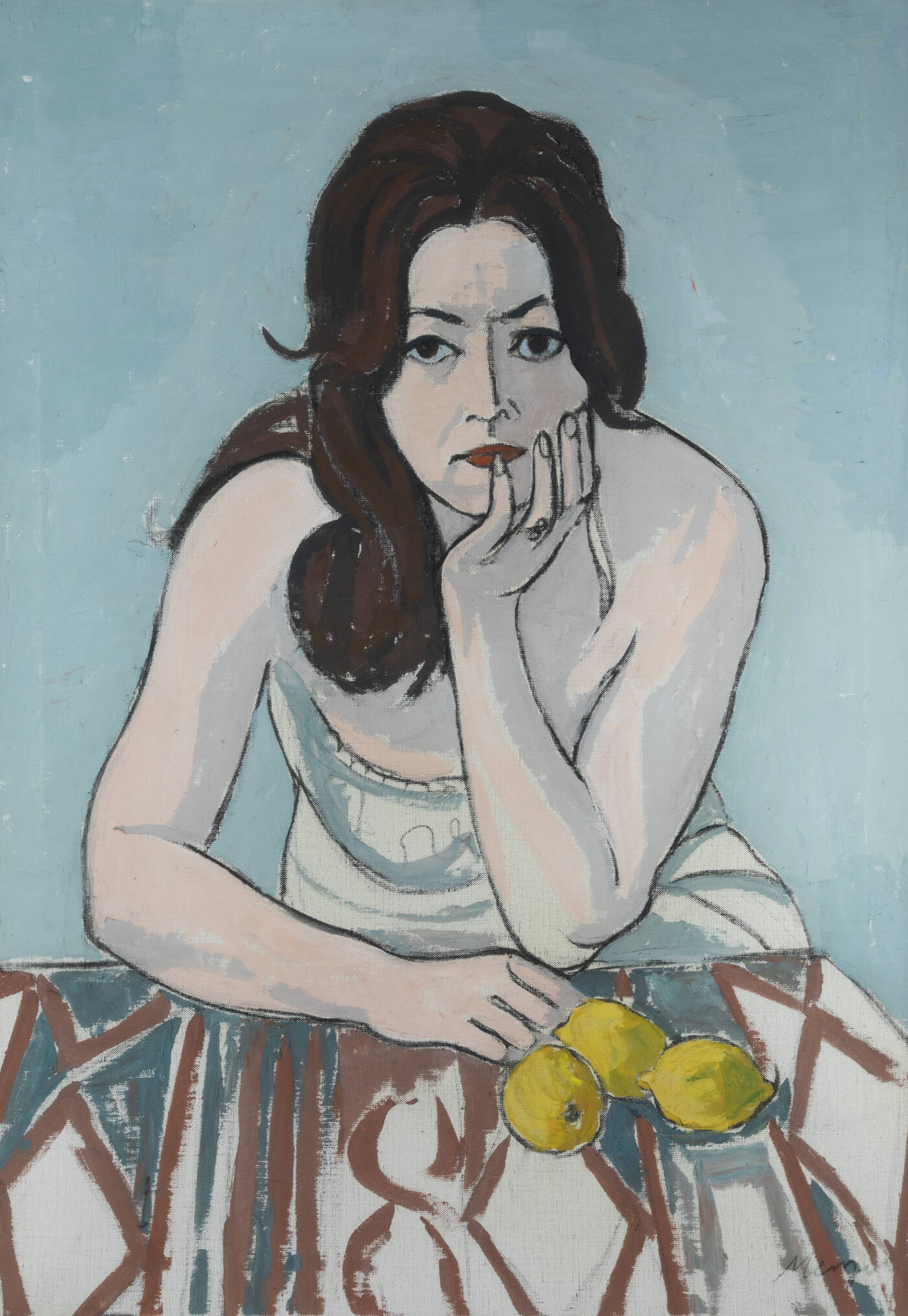 FRANCESCO MENZIO - 'Ritratto femminile' 1972