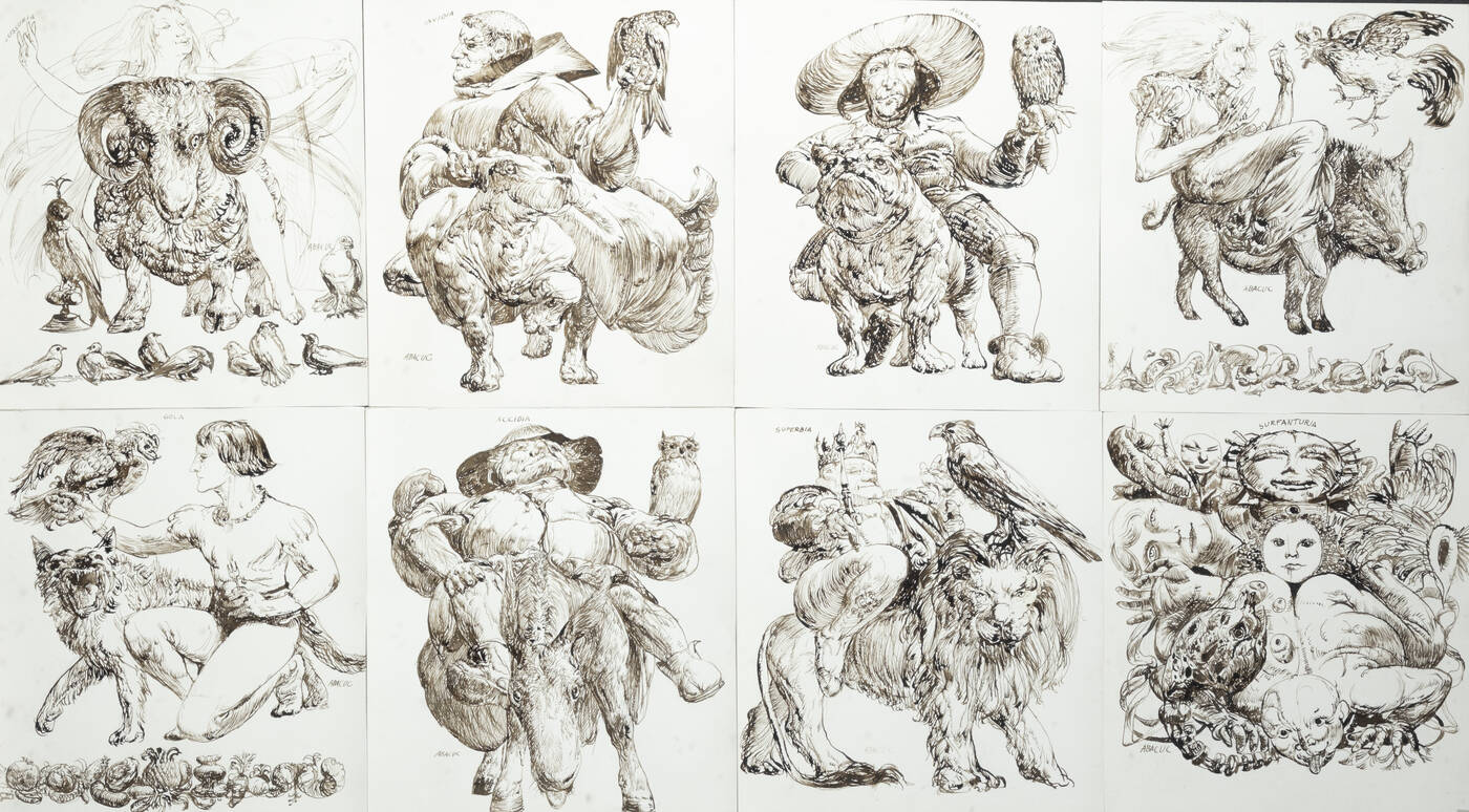 ABACUC (Silvano Gilardi) - 'I vizi capitali'1967