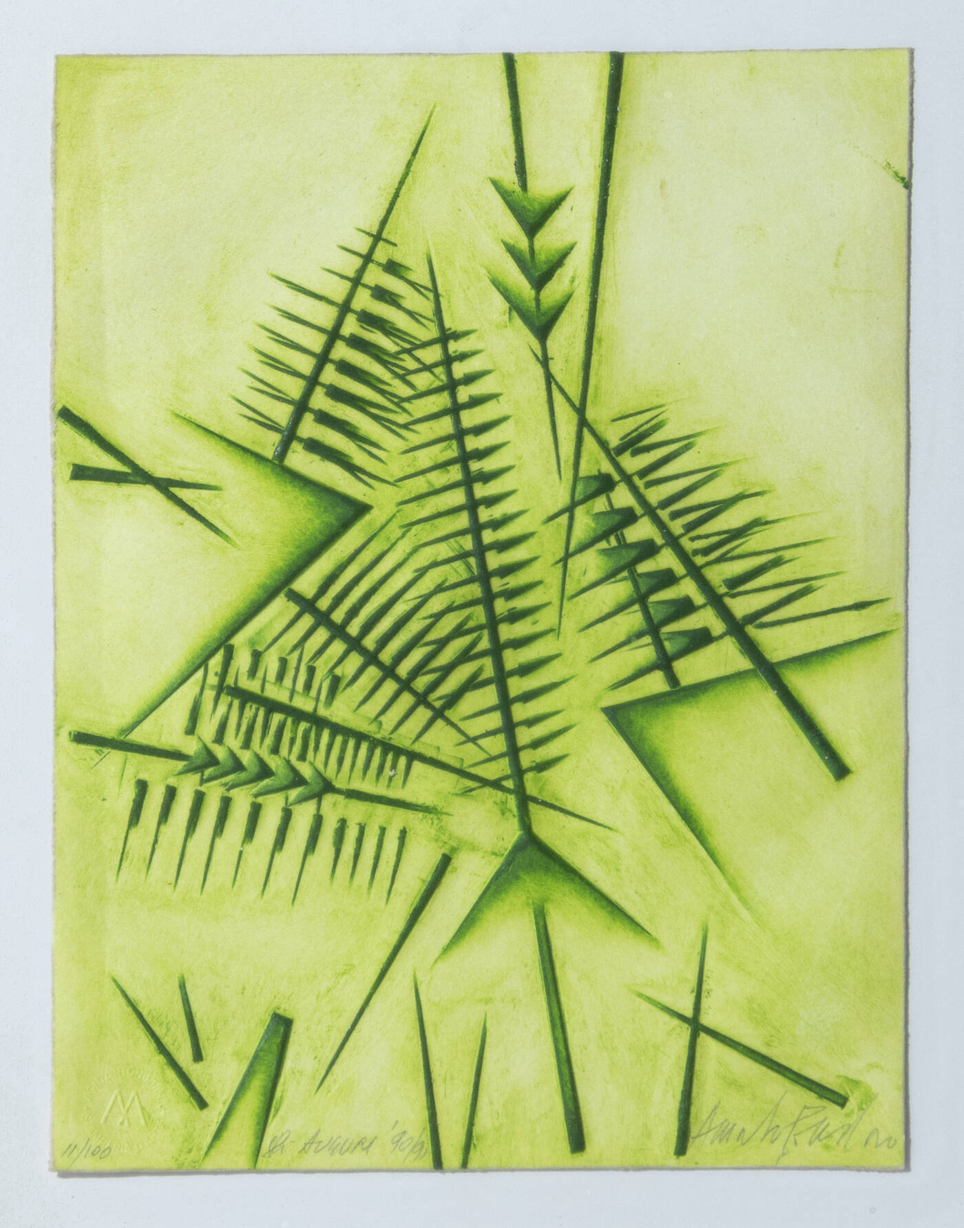 ARNALDO POMODORO - 'Gli auguri '90/91'