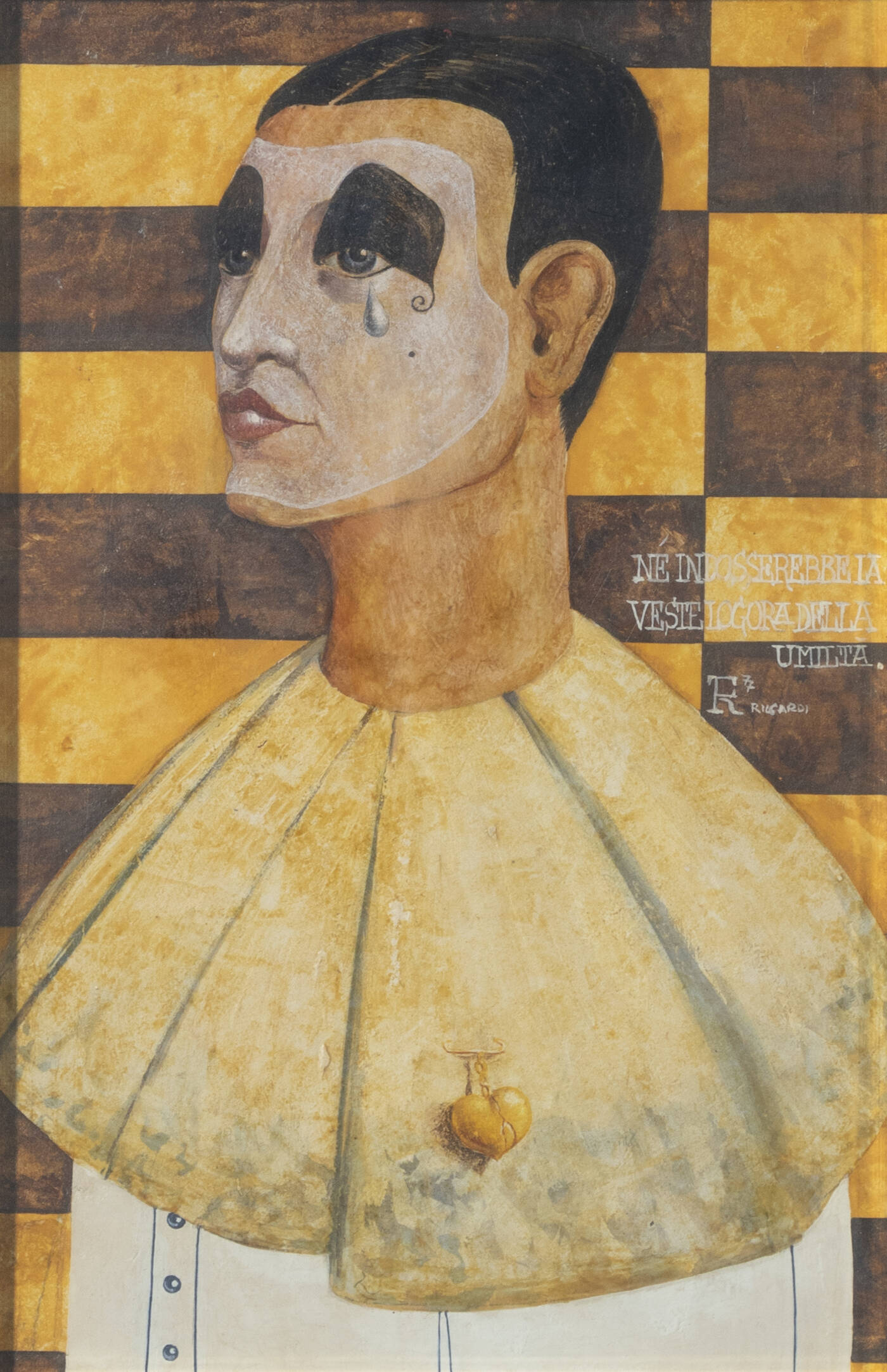 FABRIZIO RICCARDI - 'Ne indosserebbe la veste logora dell'umiltà'  marzo 1977