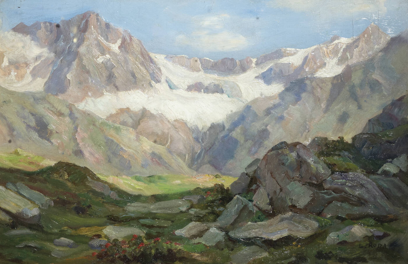 LEONARDO RODA - 'Veduta montana'