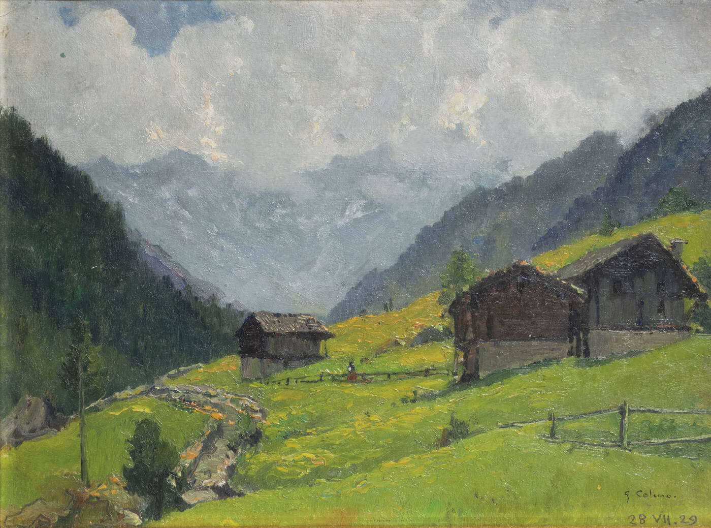 GIOVANNI COLMO - 'Baite in montagna' 28.VI.29