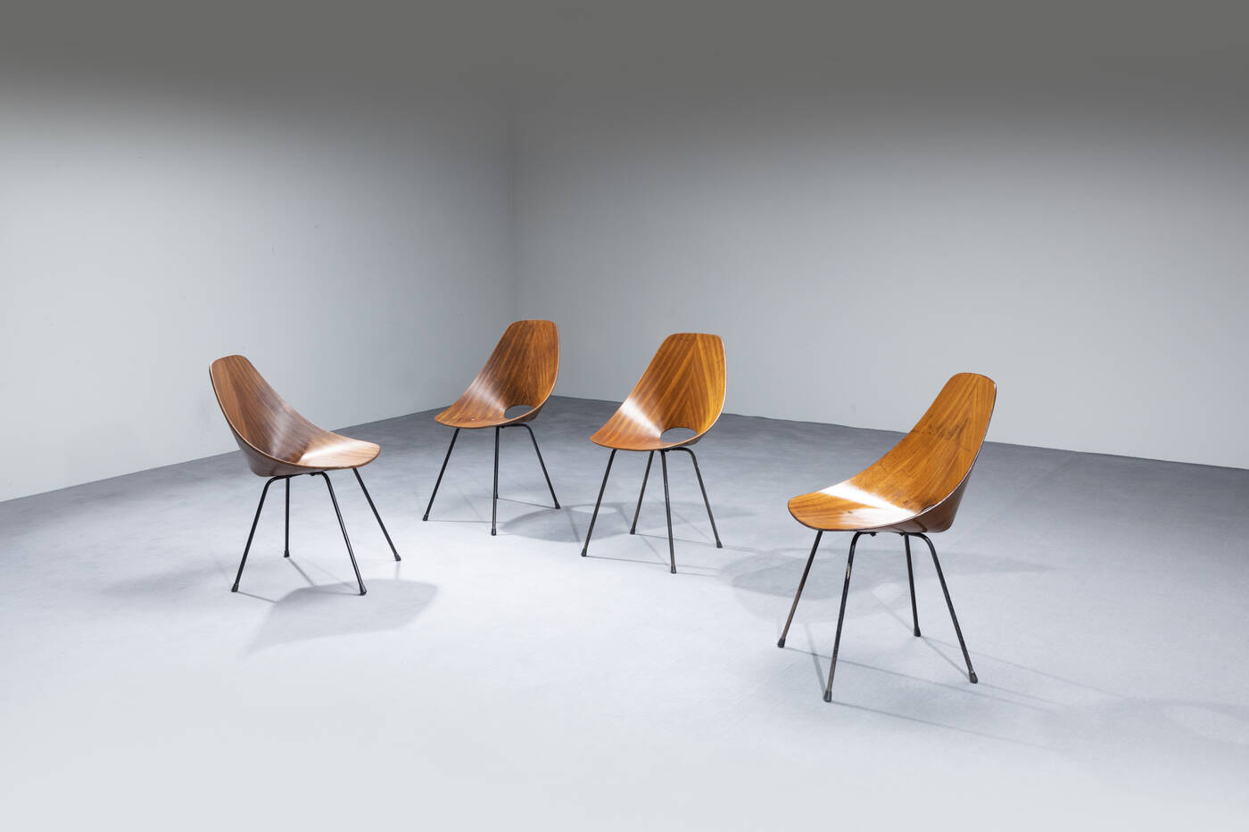 VITTORIO NOBILI - Quattro sedie mod. Medea