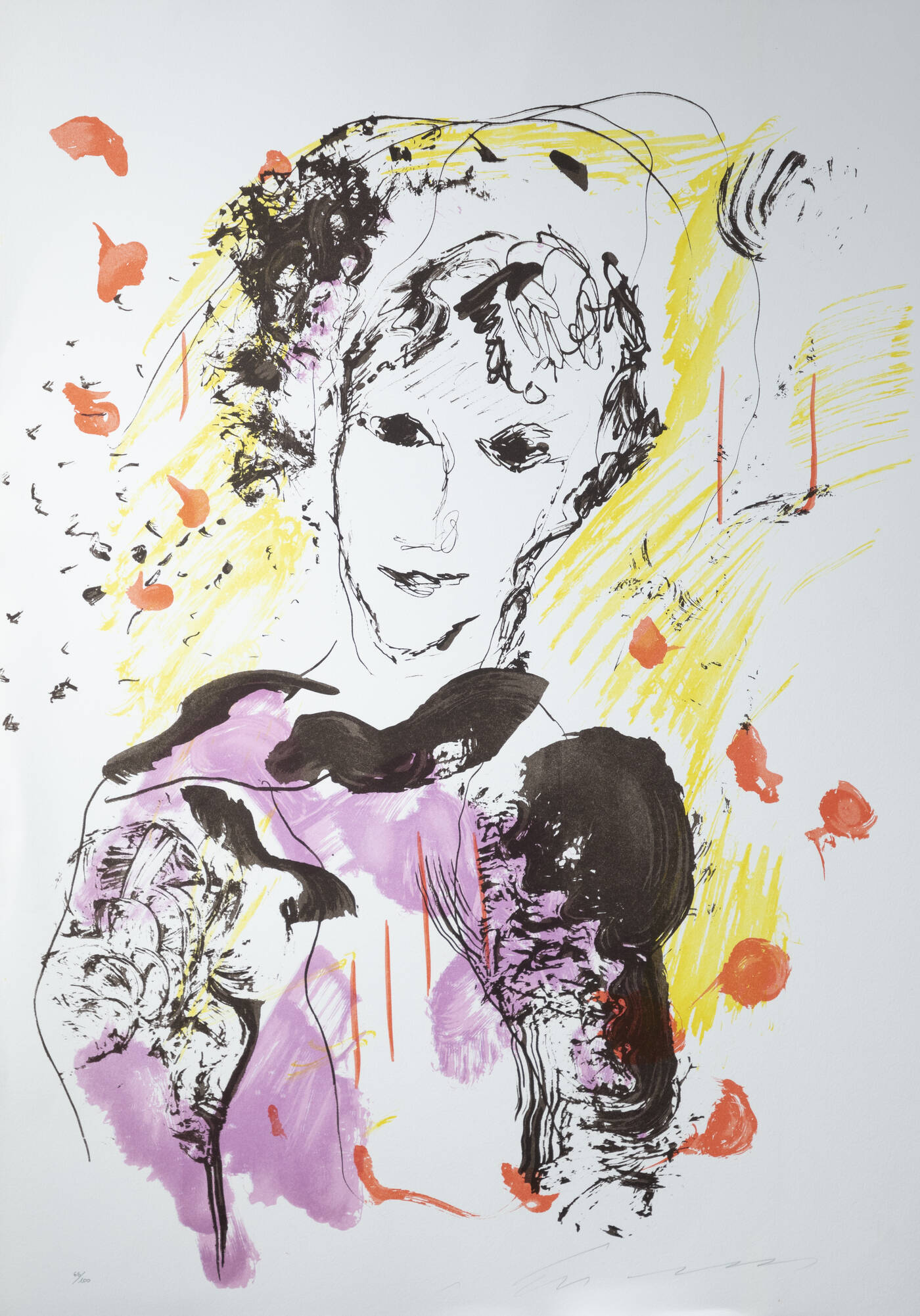 ERNESTO TRECCANI - 'Donna in viola'