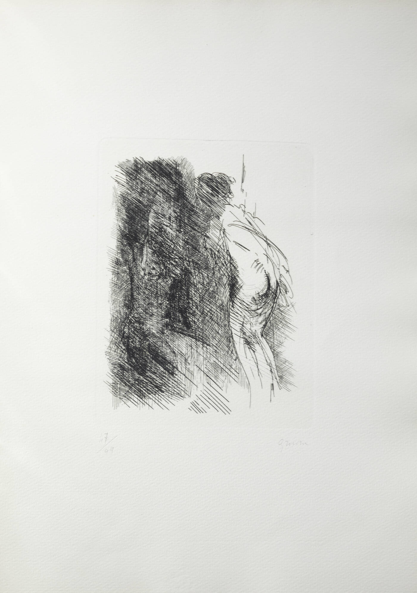 GIUSEPPE AJMONE - 'Due figure femminili'