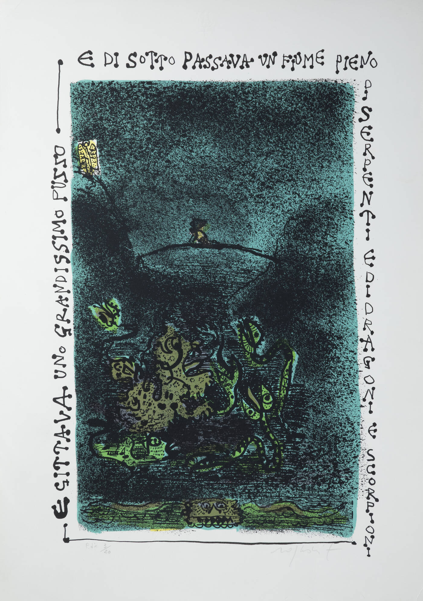 FRANCO ROGNONI - 'E di sotto passava un fiume pieno di serpenti e di dragoni e scorpioni e gittava uno grandissimo puzzo'