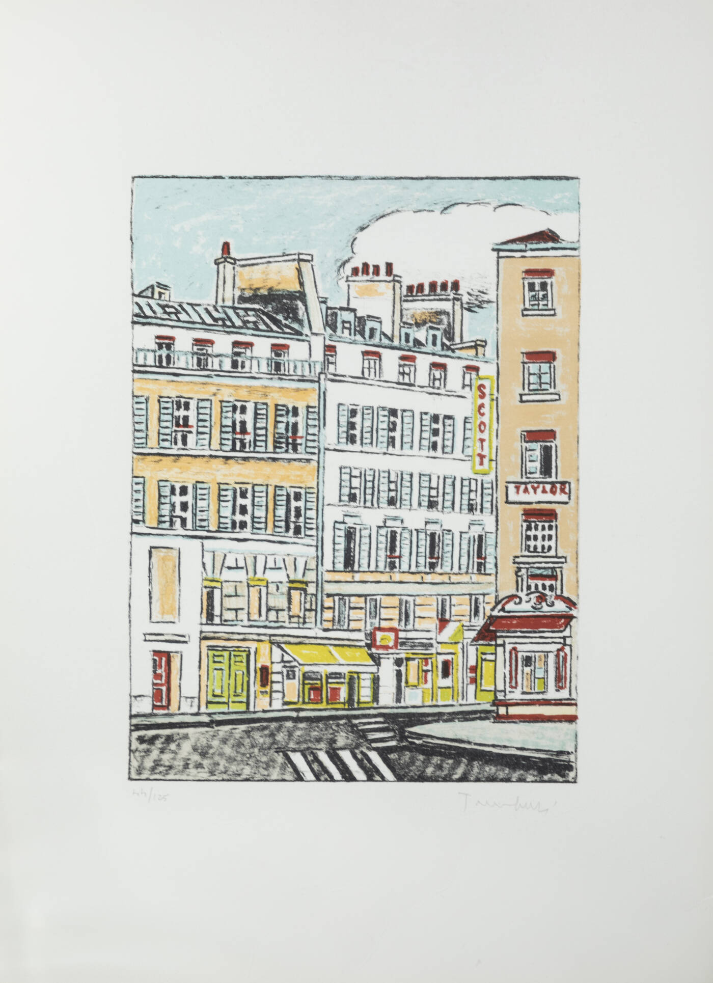 ORFEO TAMBURI - 'Scorcio di città inglese'