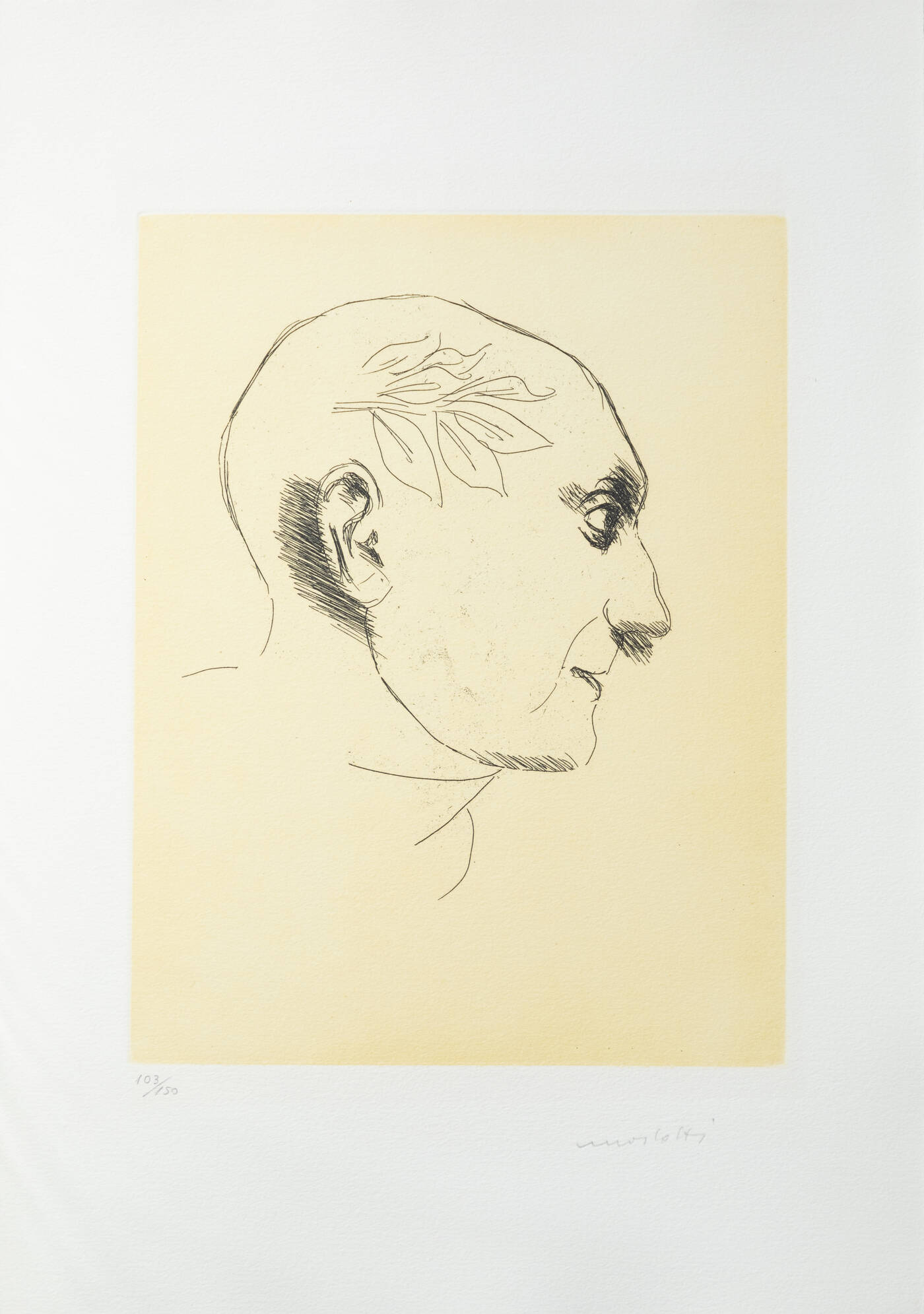 ENNIO MORLOTTI - 'Omaggio Picasso'