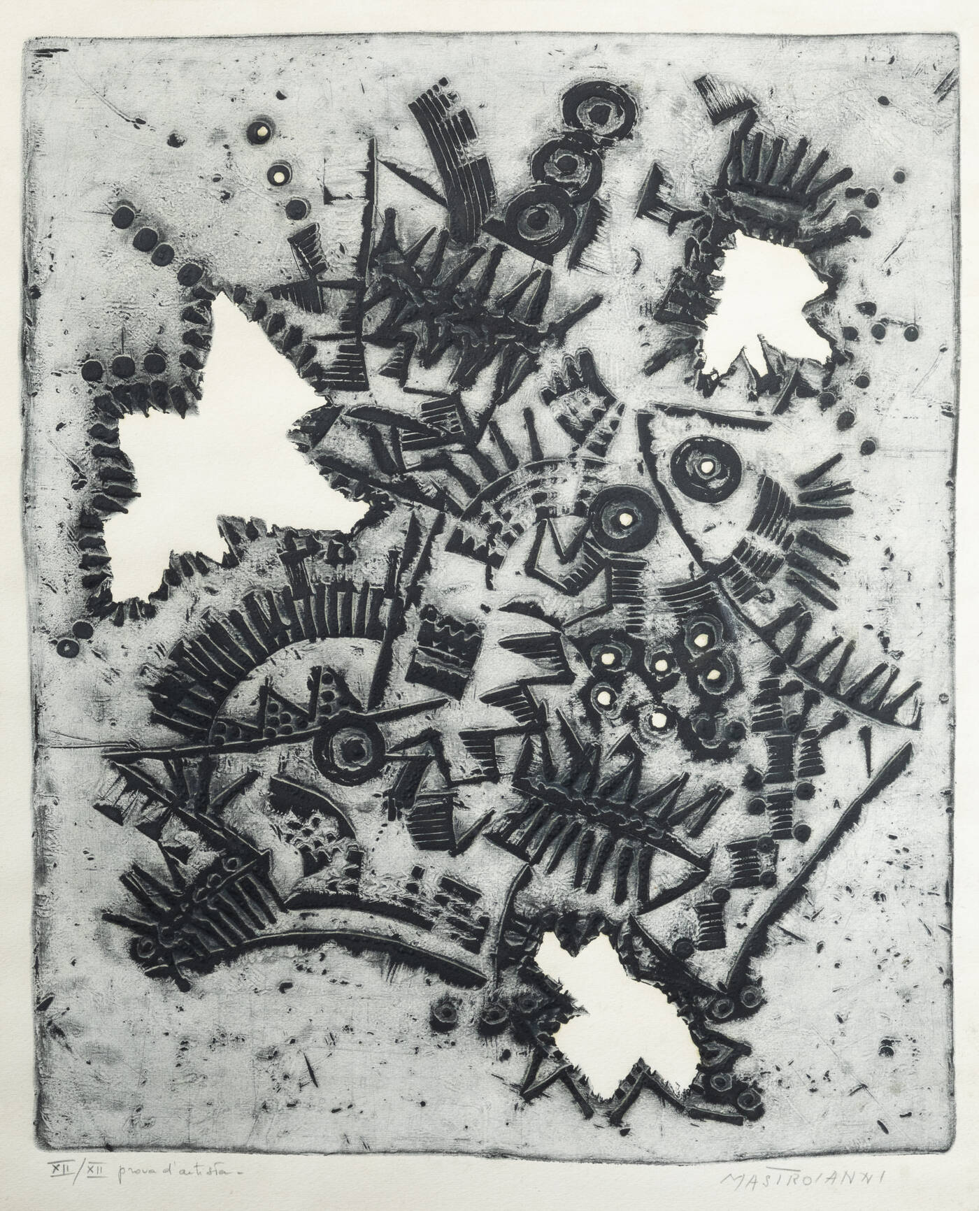 UMBERTO MASTROIANNI - 'Senza titolo' UMBERTO MASTROIANNI - 'Senza titolo'