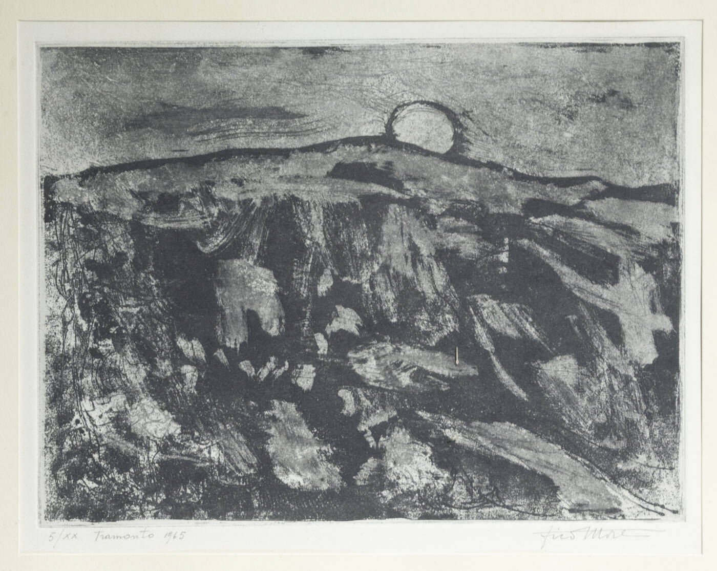 ETTORE FICO - 'Tramonto' 1965