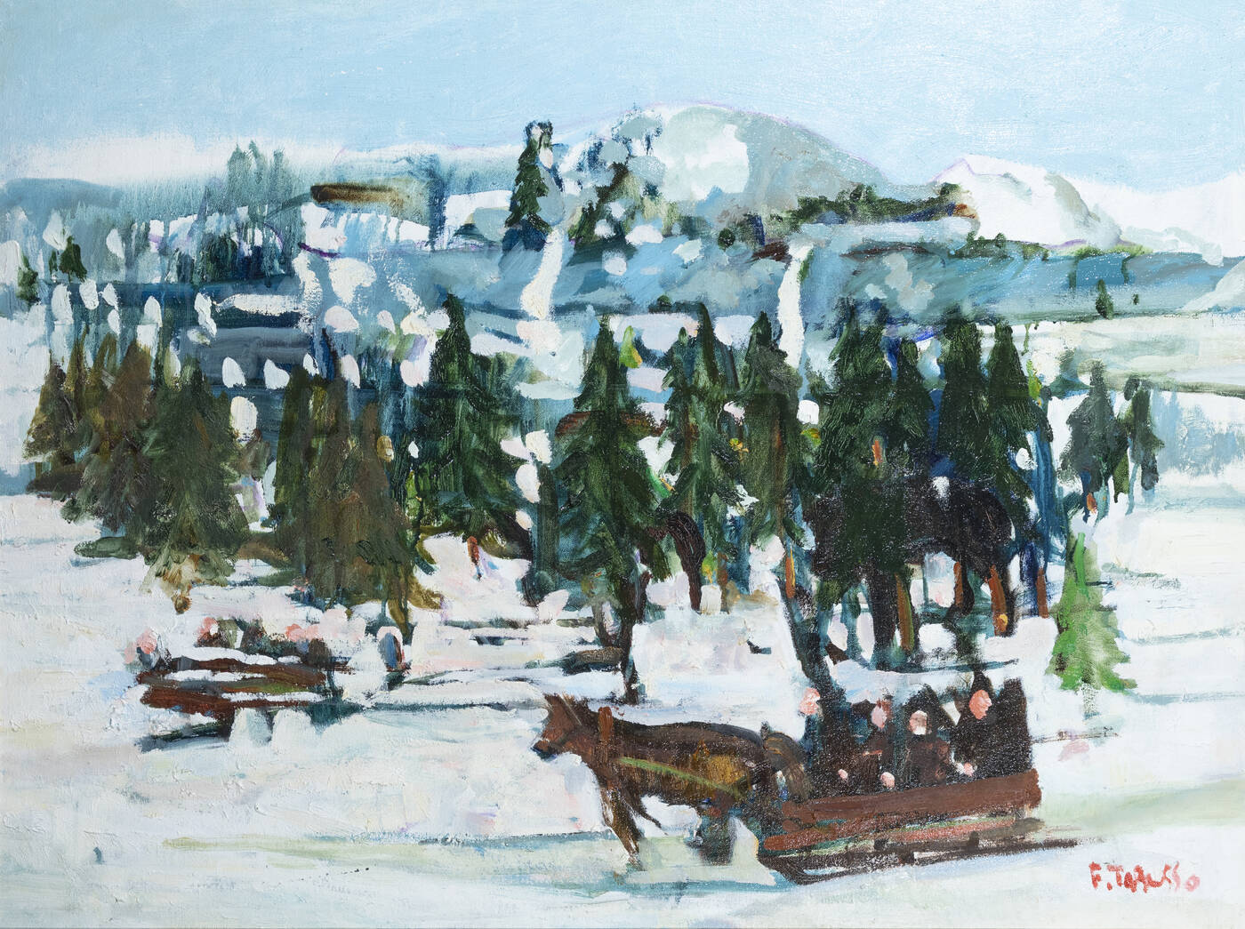 FRANCESCO TABUSSO - 'La slitta'