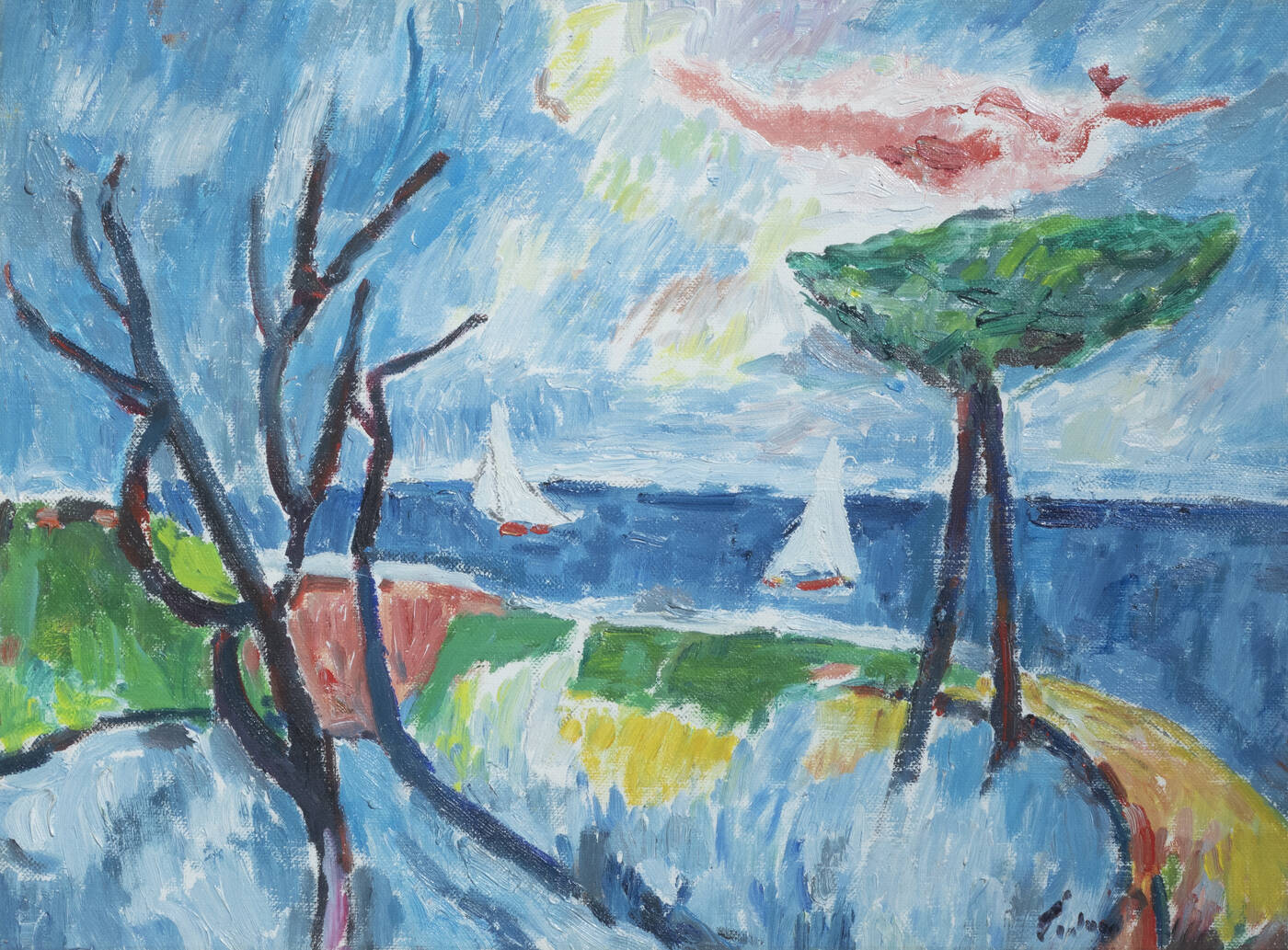 ENRICO PAULUCCI - 'Paesaggio al Tigullio' 1989 ENRICO PAULUCCI - 'Paesaggio al Tigullio' 1989