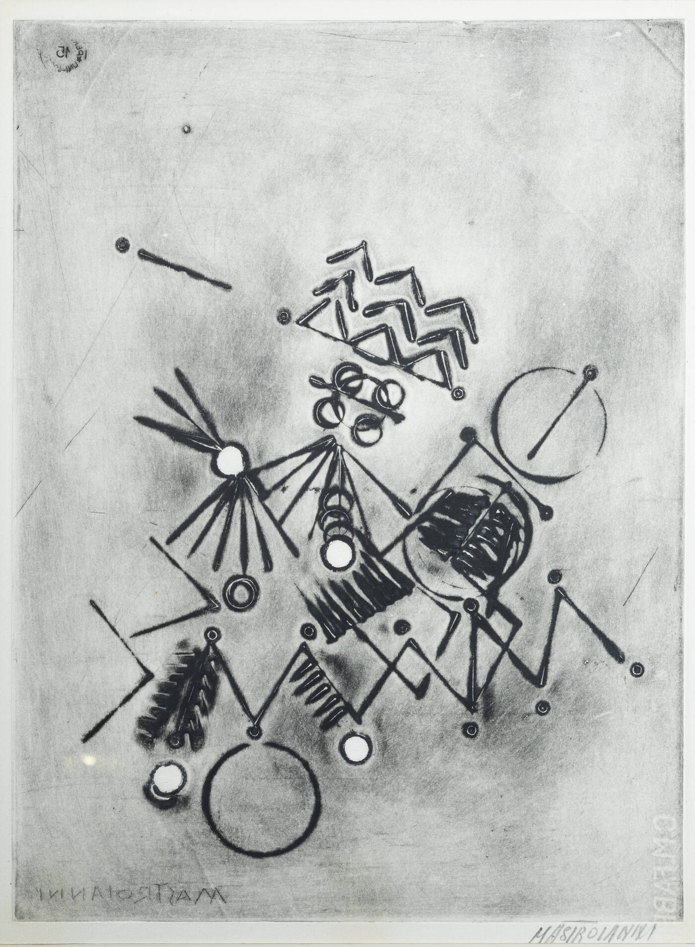 UMBERTO MASTROIANNI - 'Senza titolo'