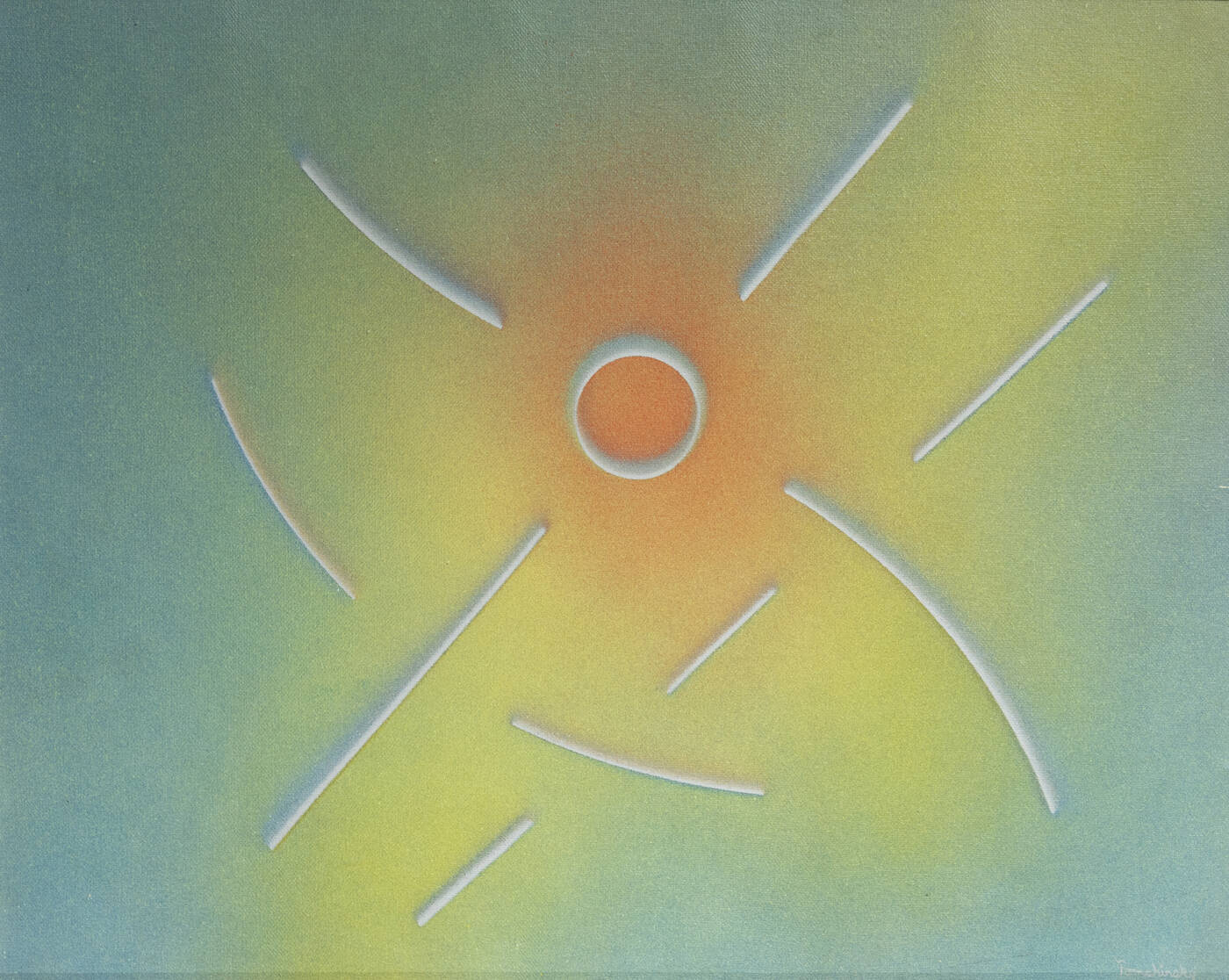 STANLEY TOMSHINSKY - 'Sun symbol' Milano 1973