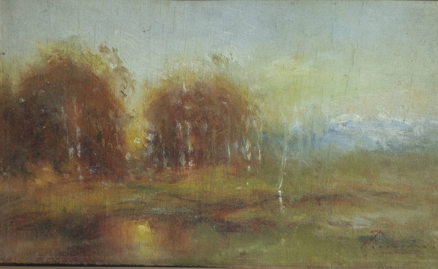 PIETRO PIACENZA - 'Paesaggio a Racconigi'