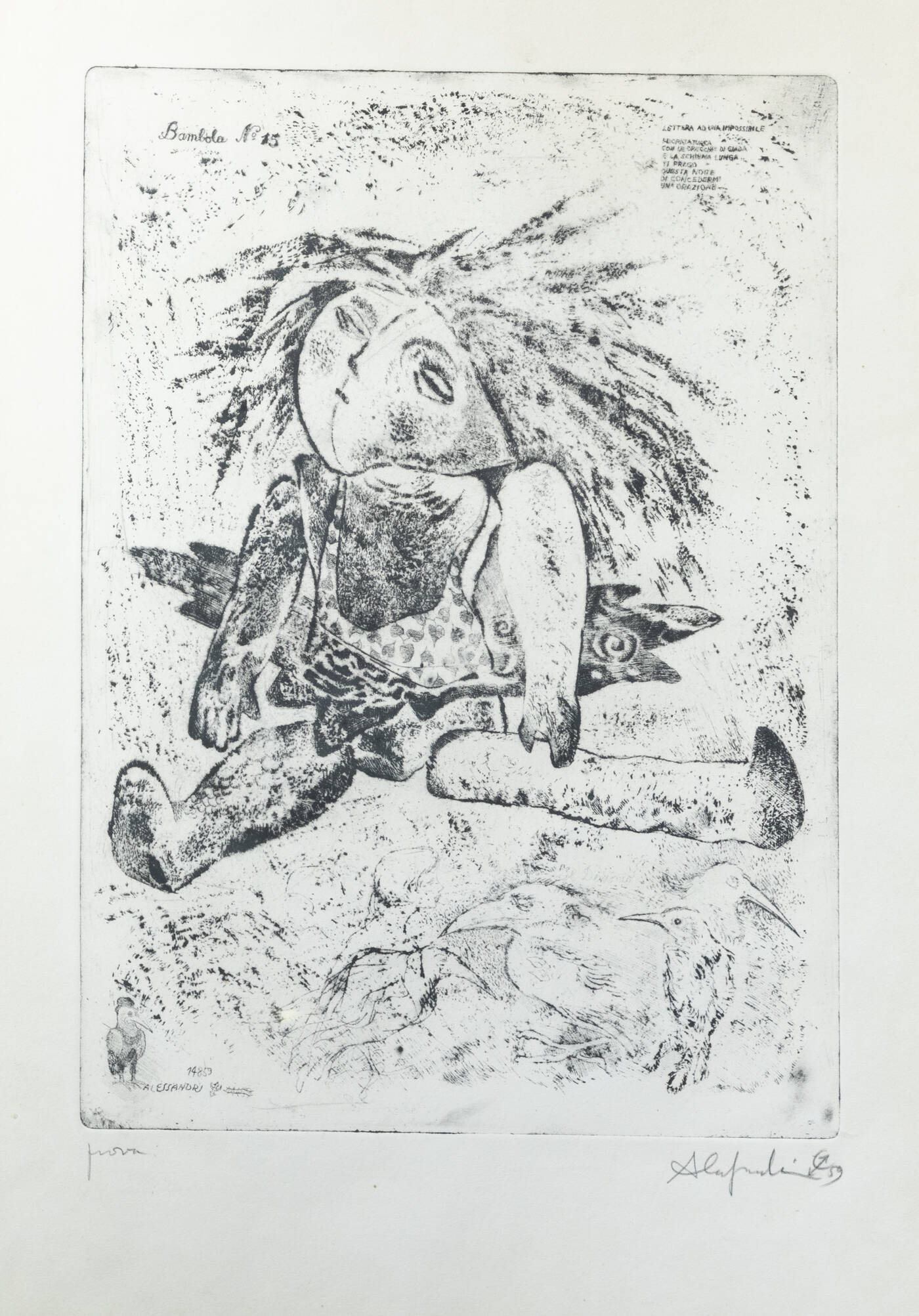 LORENZO ALESSANDRI - 'Bambola n. 15' 1959