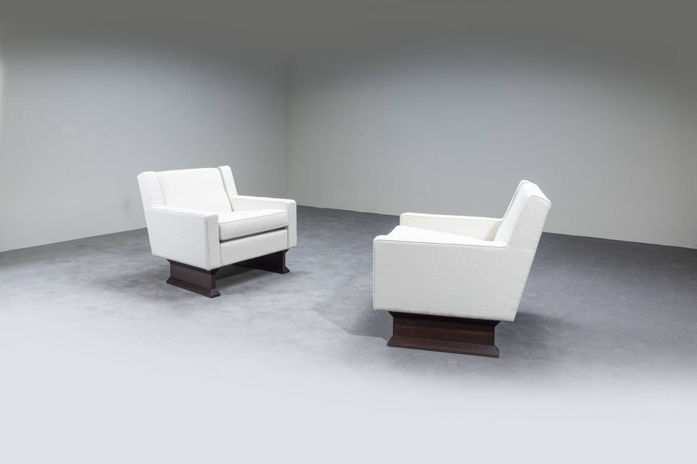 FRANCO ALBINI, FRANCA HELG - Coppia di poltrone mod. PL34