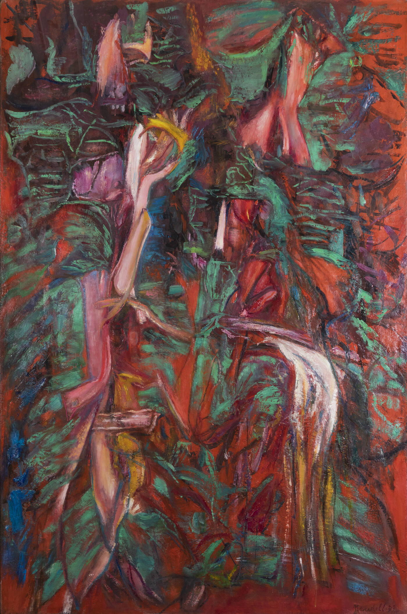 POMPILIO MANDELLI - 'Figure nel bosco' 1979 