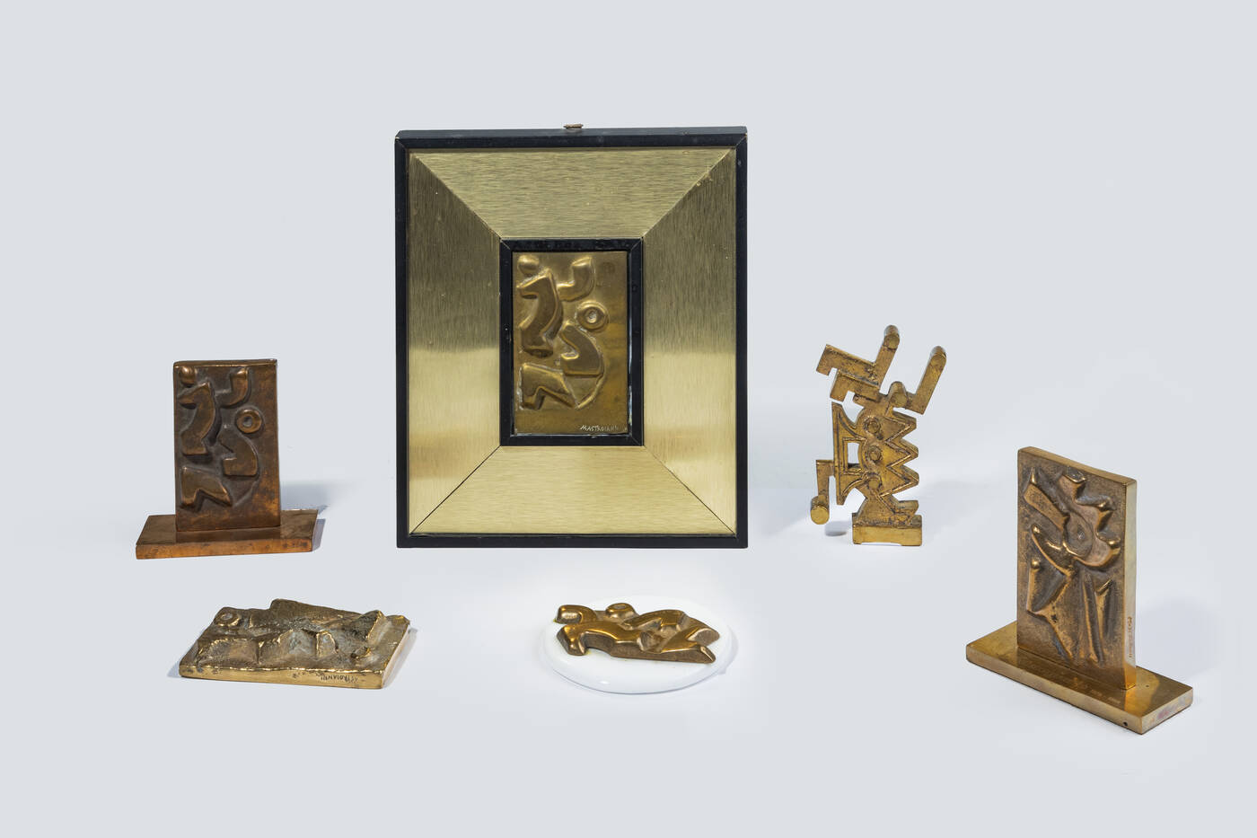 UMBERTO MASTROIANNI - A 'Senza titolo'<br>B 'Senza titolo'<br>C 'Senza titolo'<br>D 'Senza titolo'<br>E 'Senza titolo'<br>F 'Senza titolo'