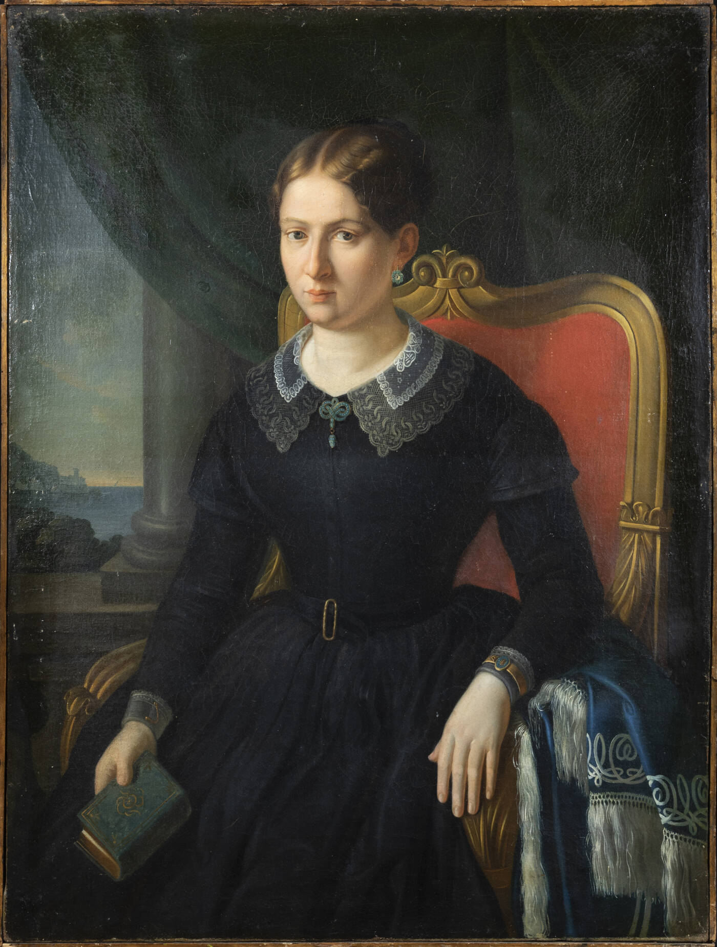 FRANCESCO GONIN - 'Ritratto femminile' 1859