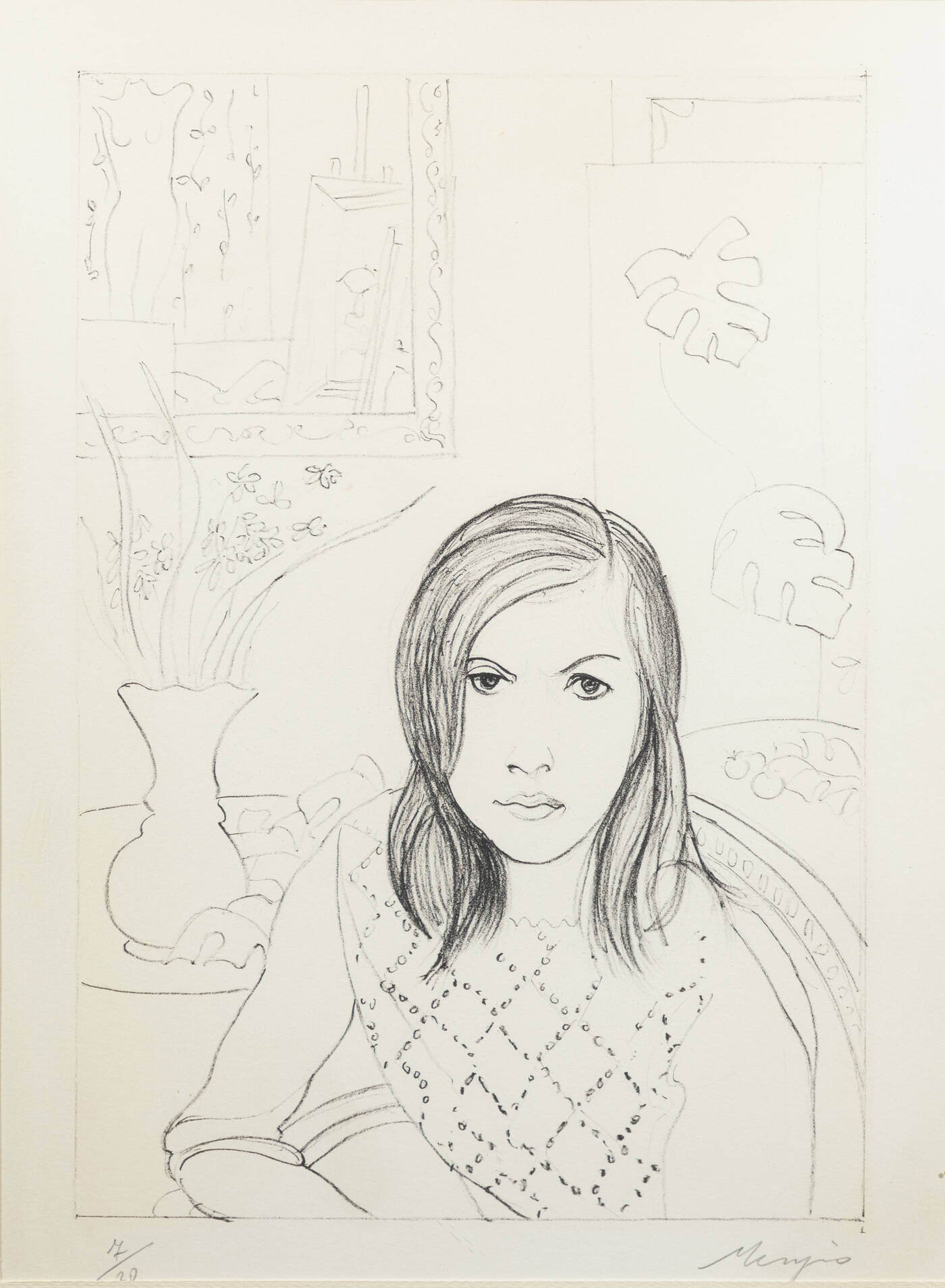 FRANCESCO MENZIO - 'Ritratto della modella'