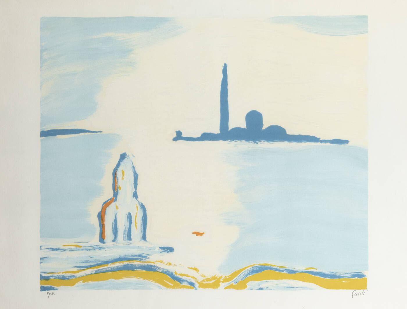 VIRGILIO GUIDI - 'Venezia - Veduta dell’Isola di San Giorgio'