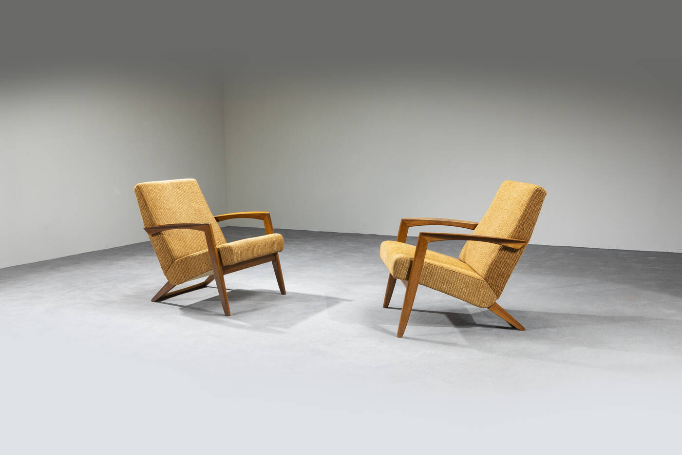 PRODUZIONE DANESE - Coppia di poltrone