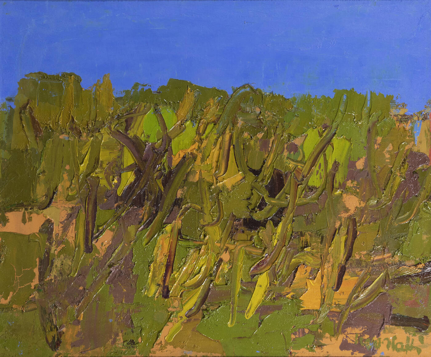 ENNIO MORLOTTI - 'Alberi', metà anni '970