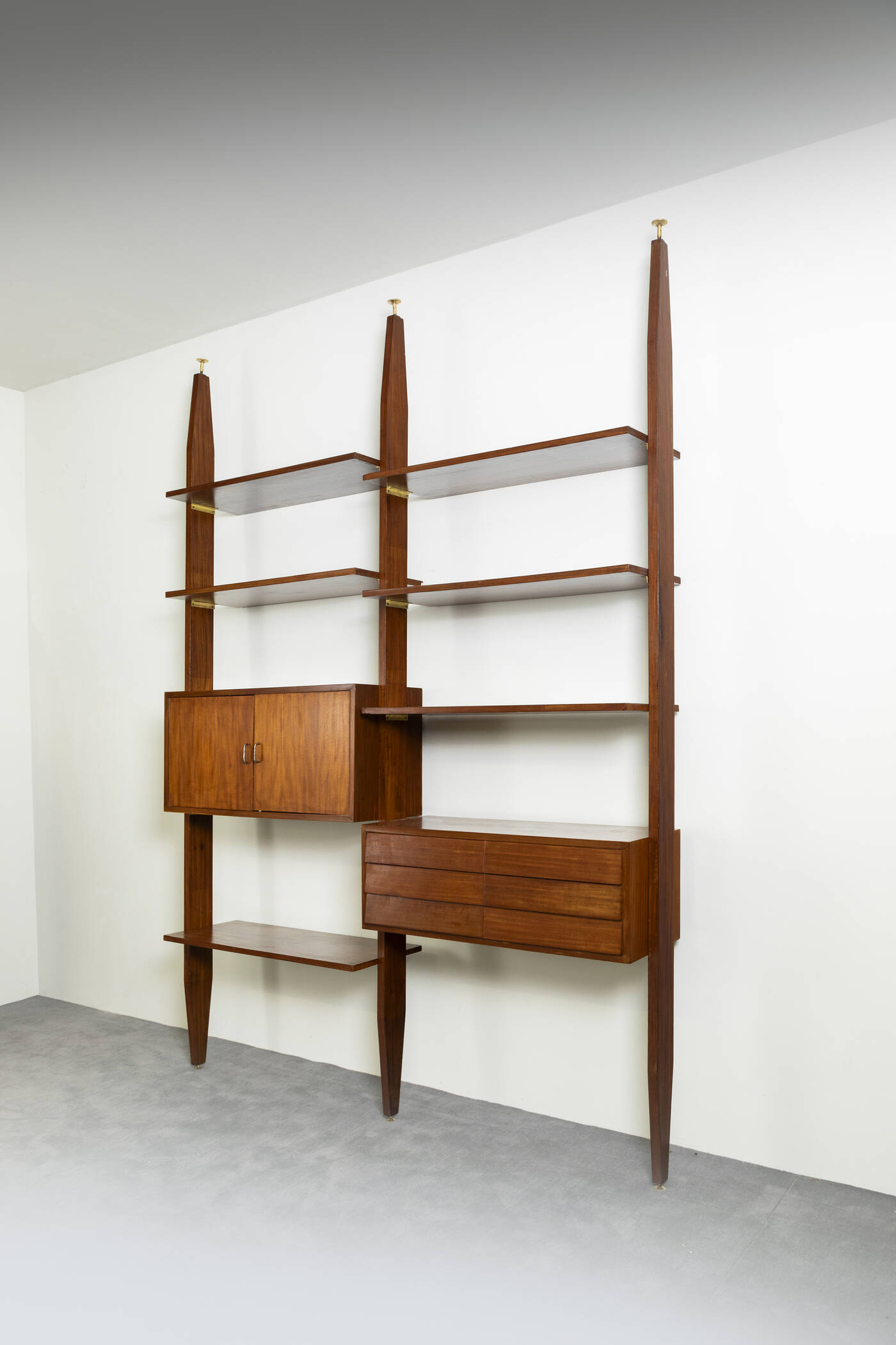 PRODUZIONE ITALIANA - Libreria a due campate terra/cielo