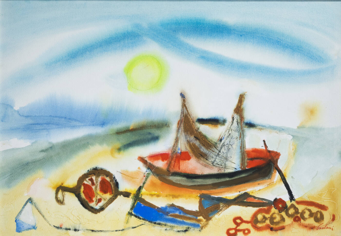 ENRICO PAULUCCI - 'Barca spiaggiata'
