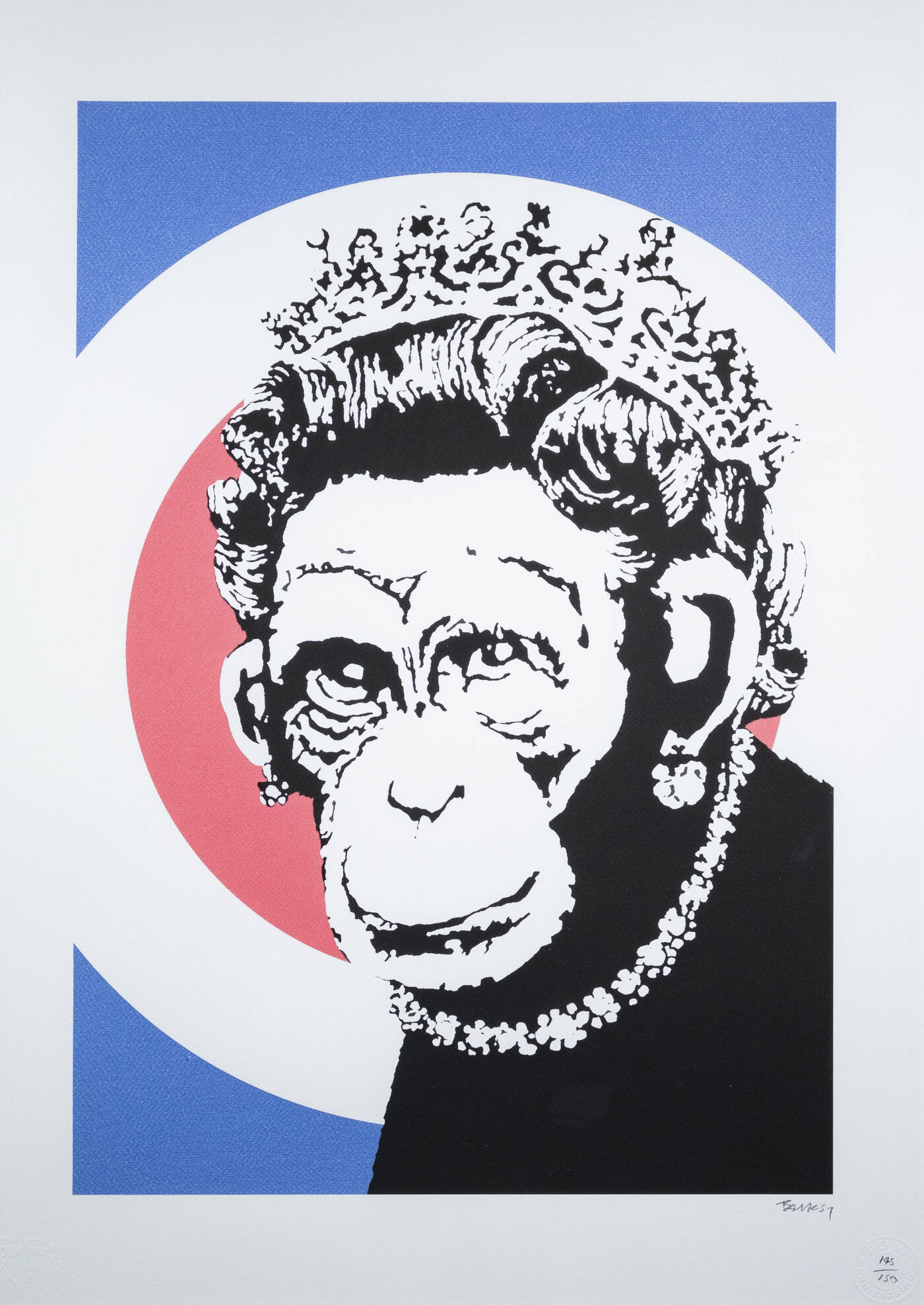 BANSKY  - 'Monkey queen'