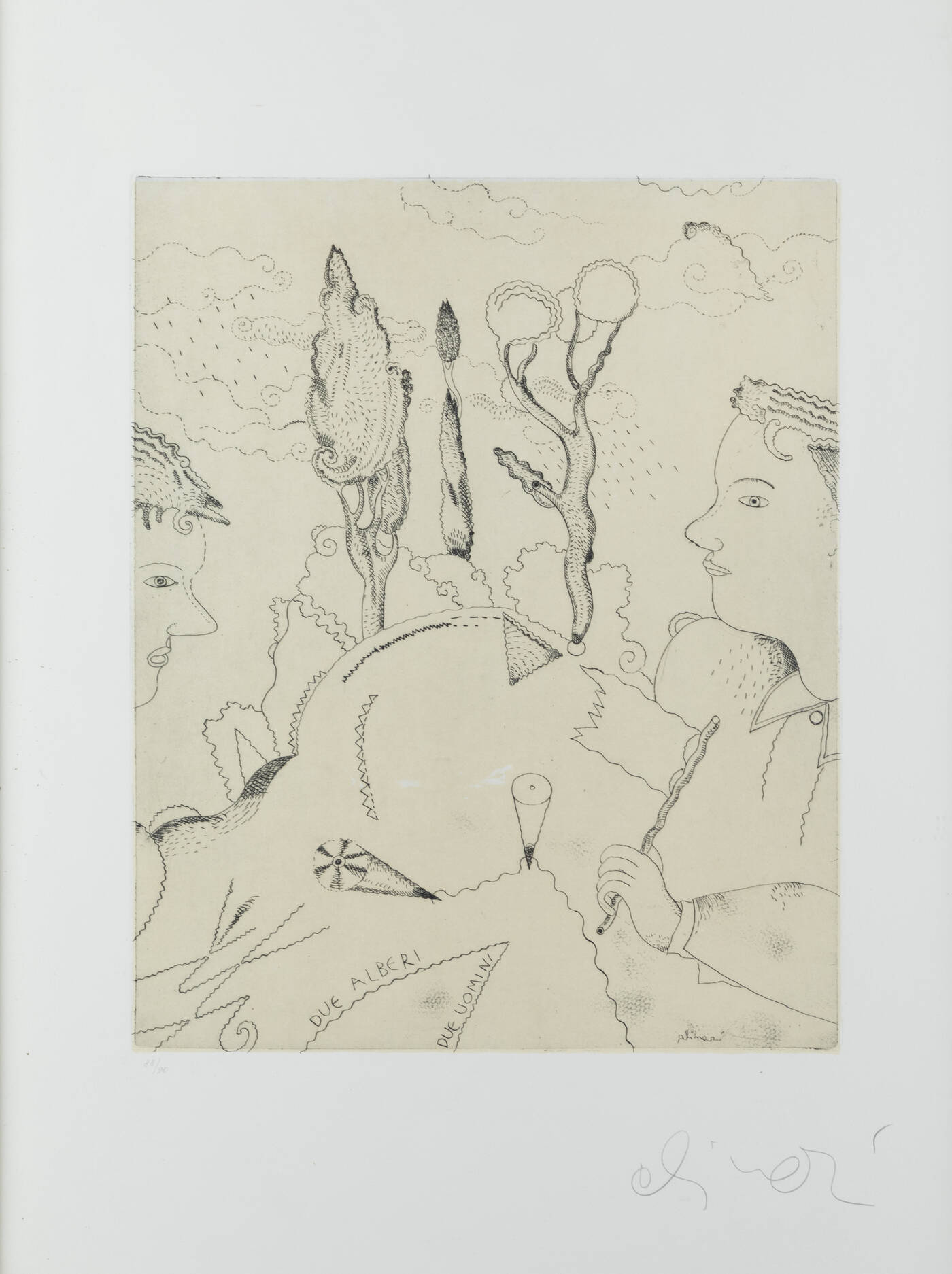 LUCA ALINARI - 'Due alberi due uomini'