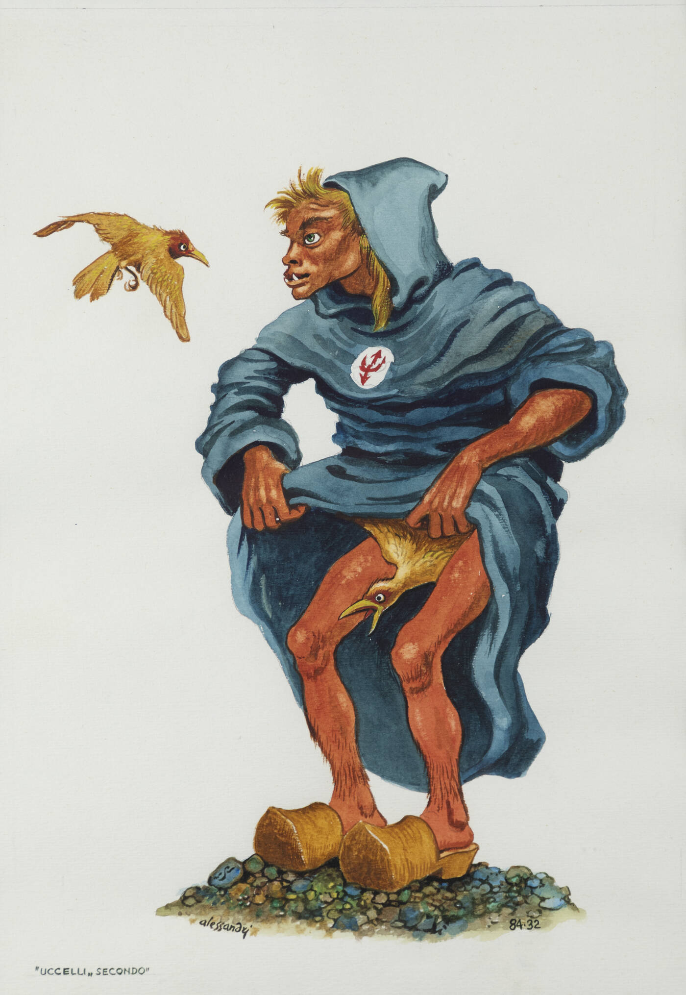 LORENZO ALESSANDRI - 'Uccelli'secondo' 1984