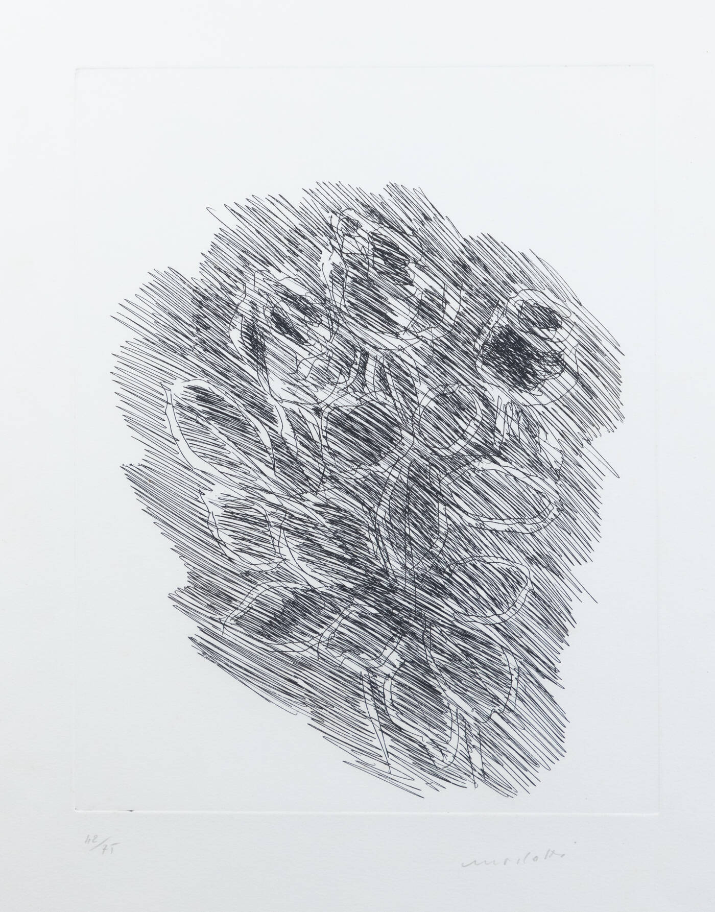 ENNIO MORLOTTI - 'Tre rose' 1981