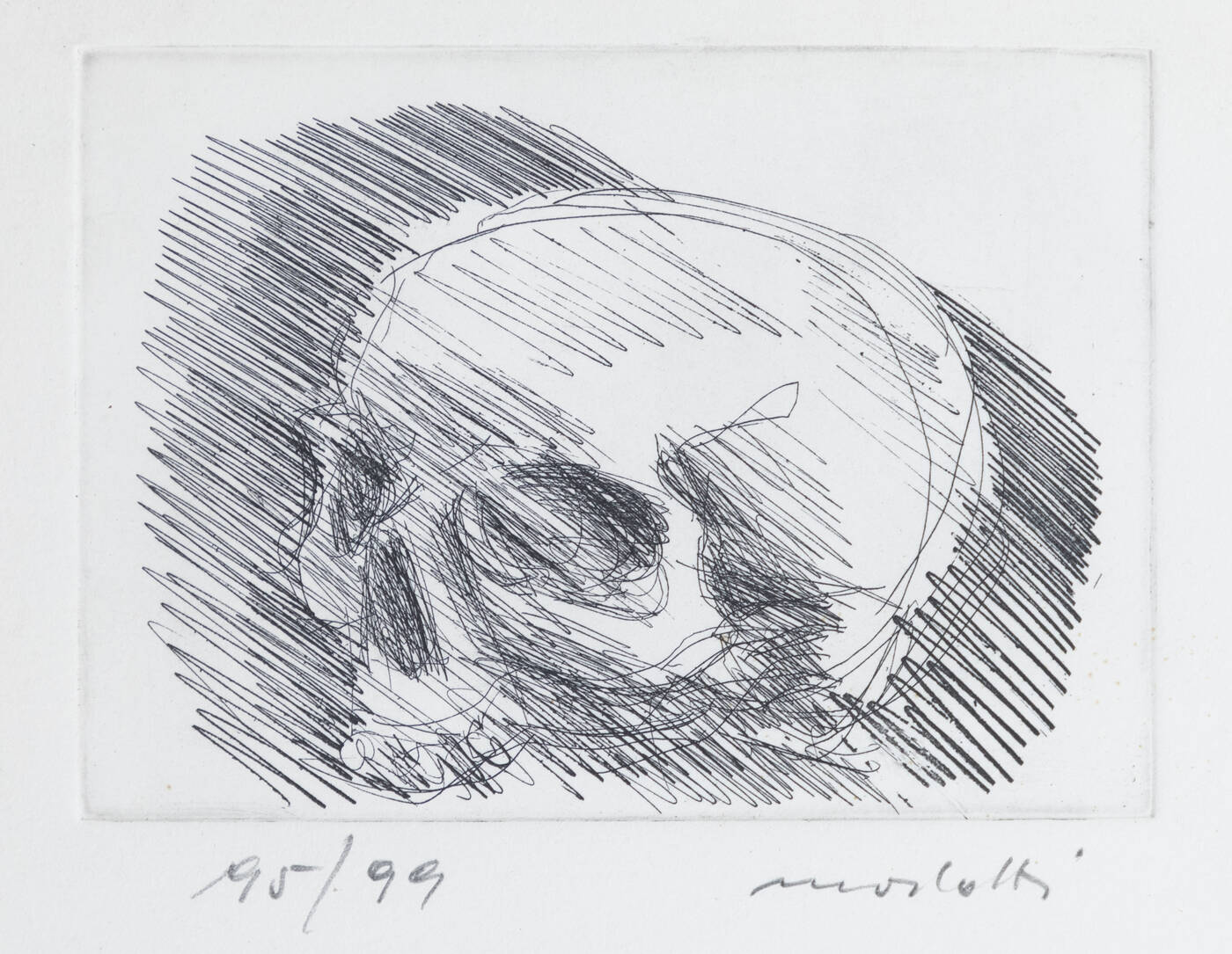 ENNIO MORLOTTI - 'Teschio'