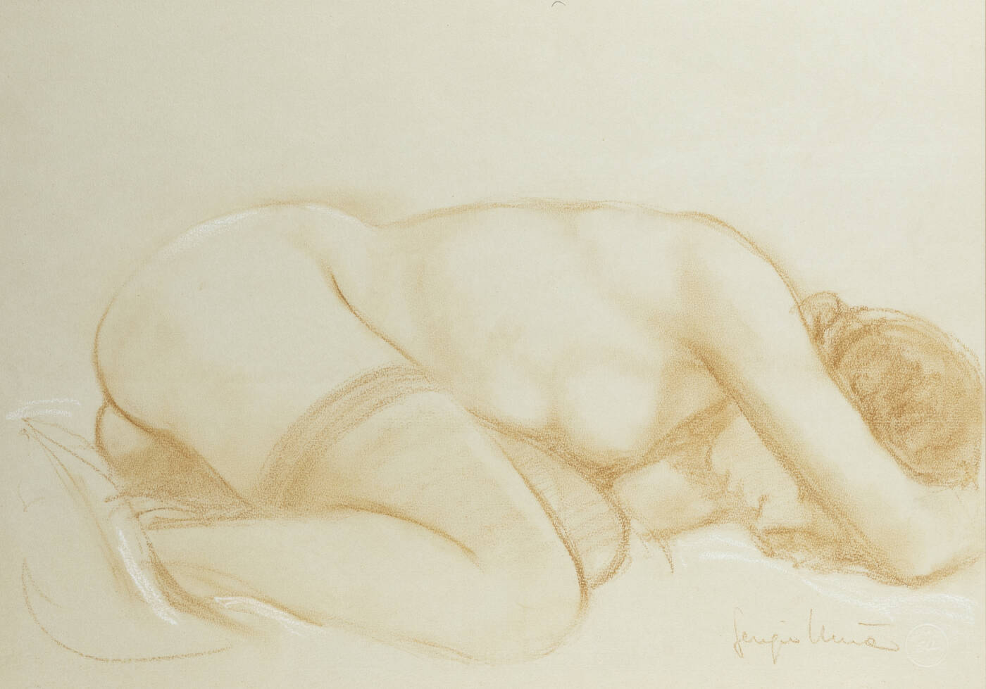 SERGIO UNIA - 'Modella con le calze'