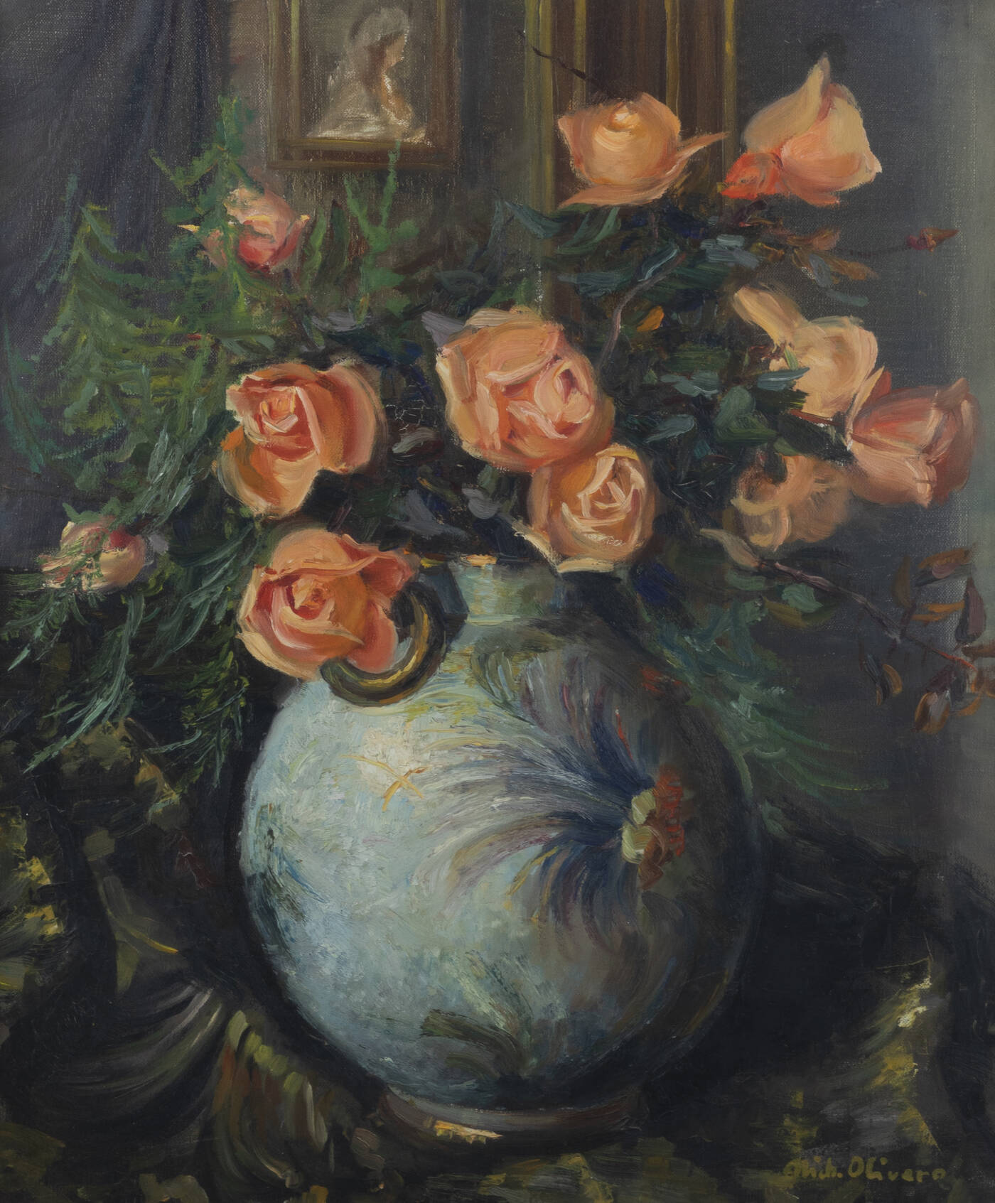 ETTORE OLIVERO PISTOLETTO - 'Rose'