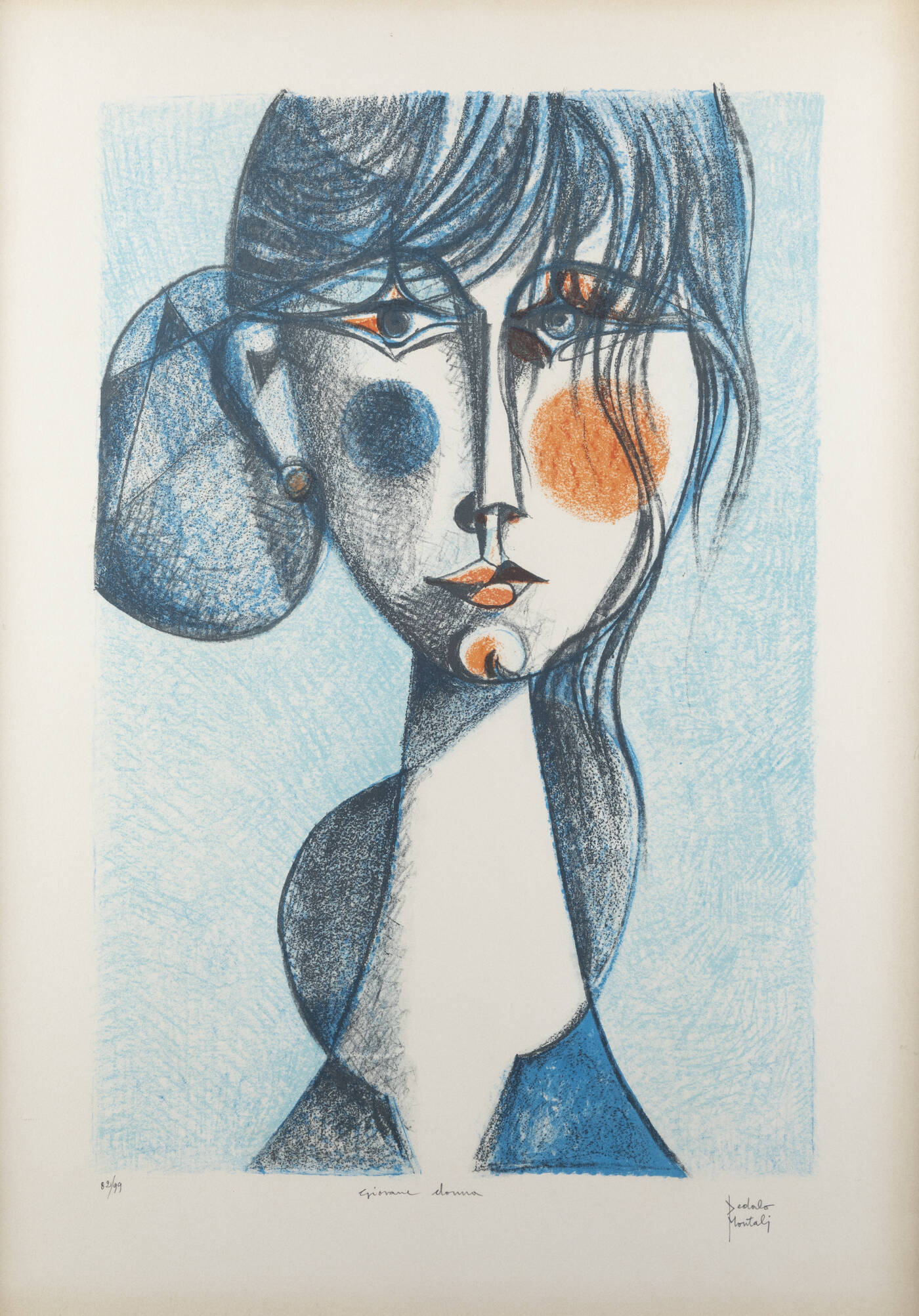 DEDALO MONTALI - 'Giovane donna'