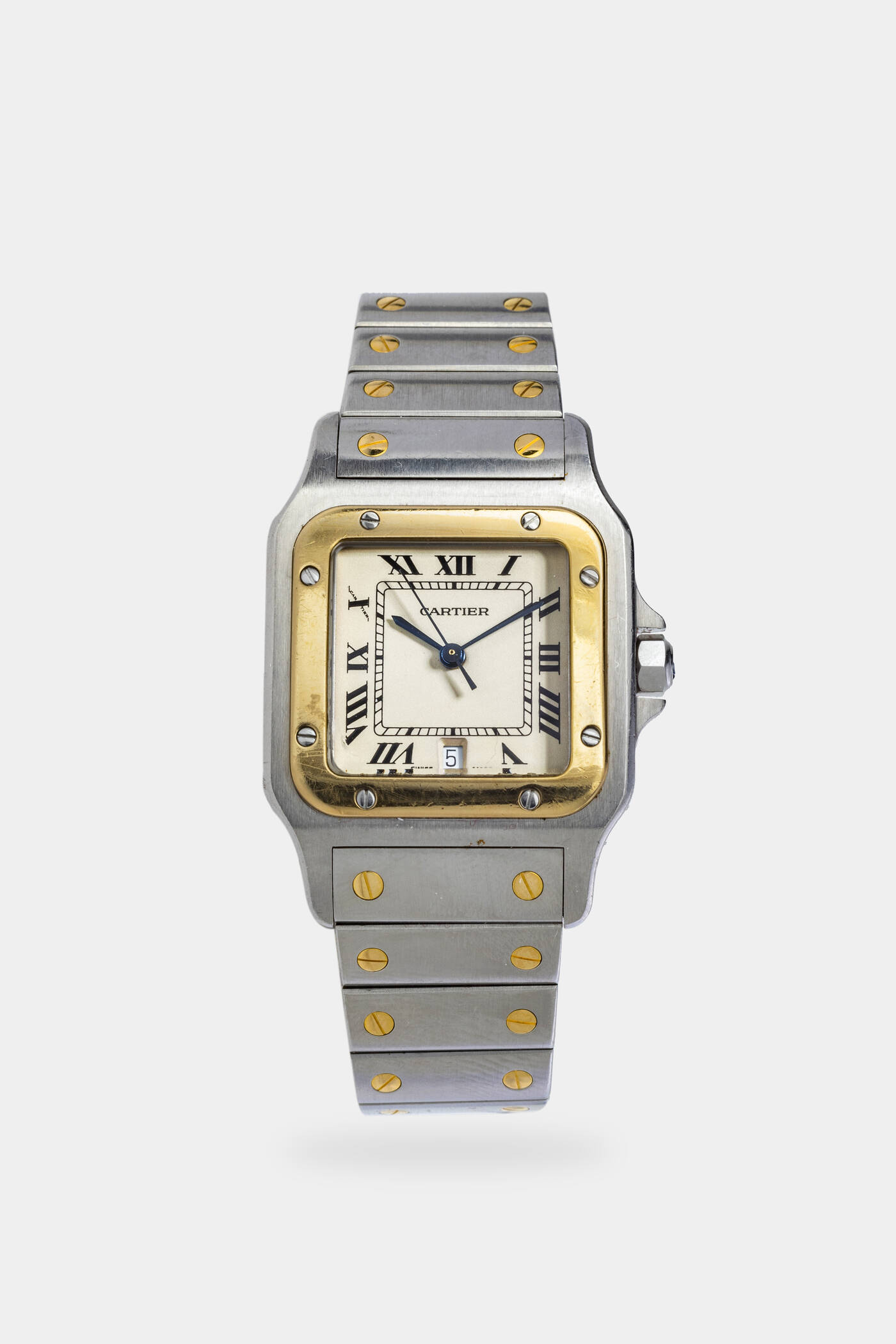 CARTIER - Mod. ' Santos Galbée', ref. 187901, anni '90