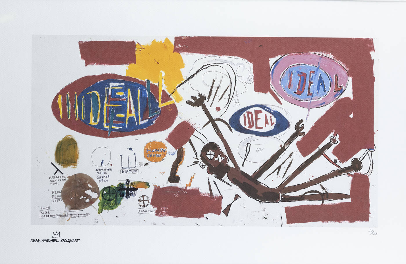 JEAN-MICHEL BASQUIAT - 'Victor (Ideal)'