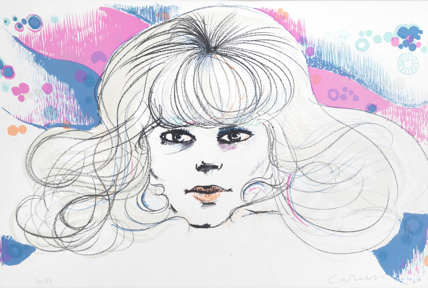 BRUNO CARUSO - 'Volto femminile' BRUNO CARUSO - 'Volto femminile'