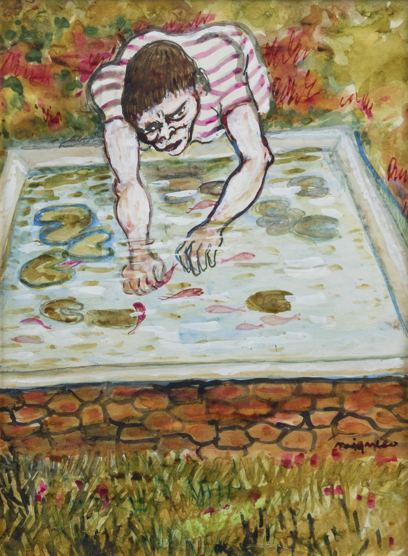 GIUSEPPE MIGNECO - 'Giovane alla fonte' 1981