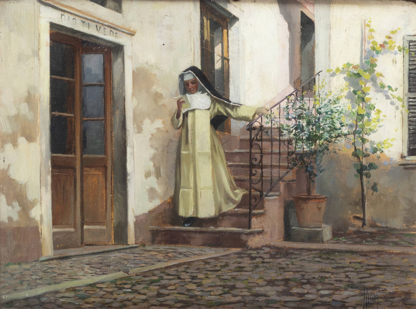 GIOVANNI GIANI - 'Suora sulle scale'